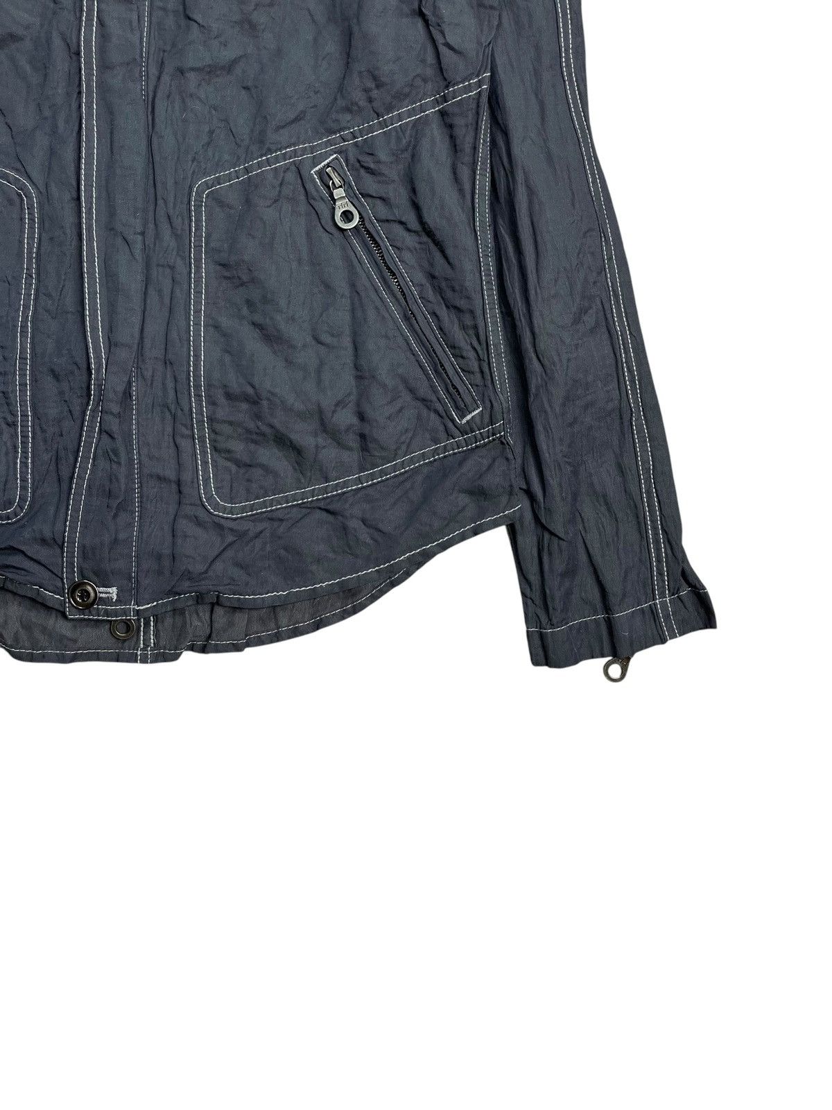 JACKROSE 2000s Territ Atelier - Vkei Riri Zips Shirt Jacket Size US M / EU 48-50 / 2 - 5 Thumbnail