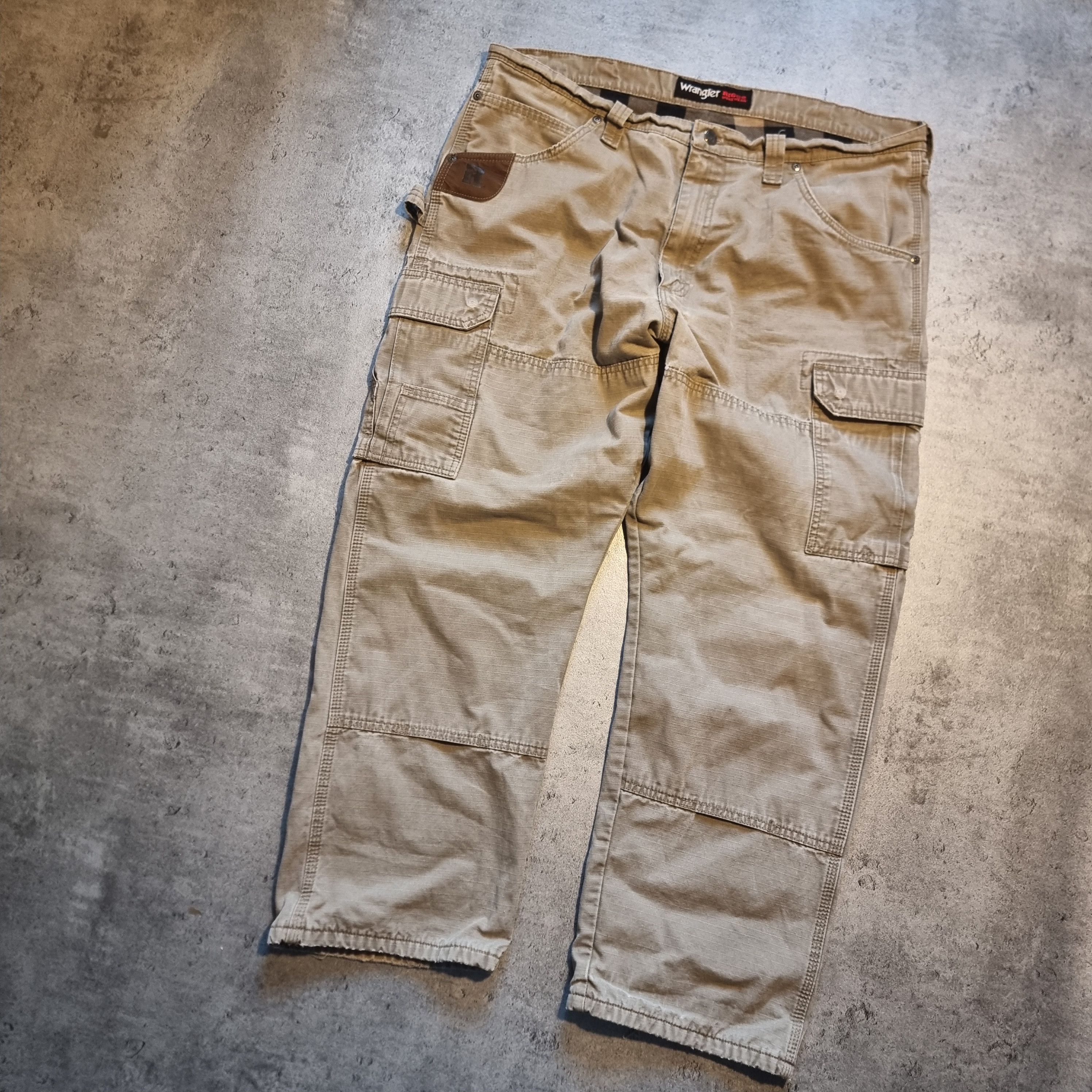 Wrangler Wrangler workwear pants 90s retro style Size US 33 - 2 Thumbnail
