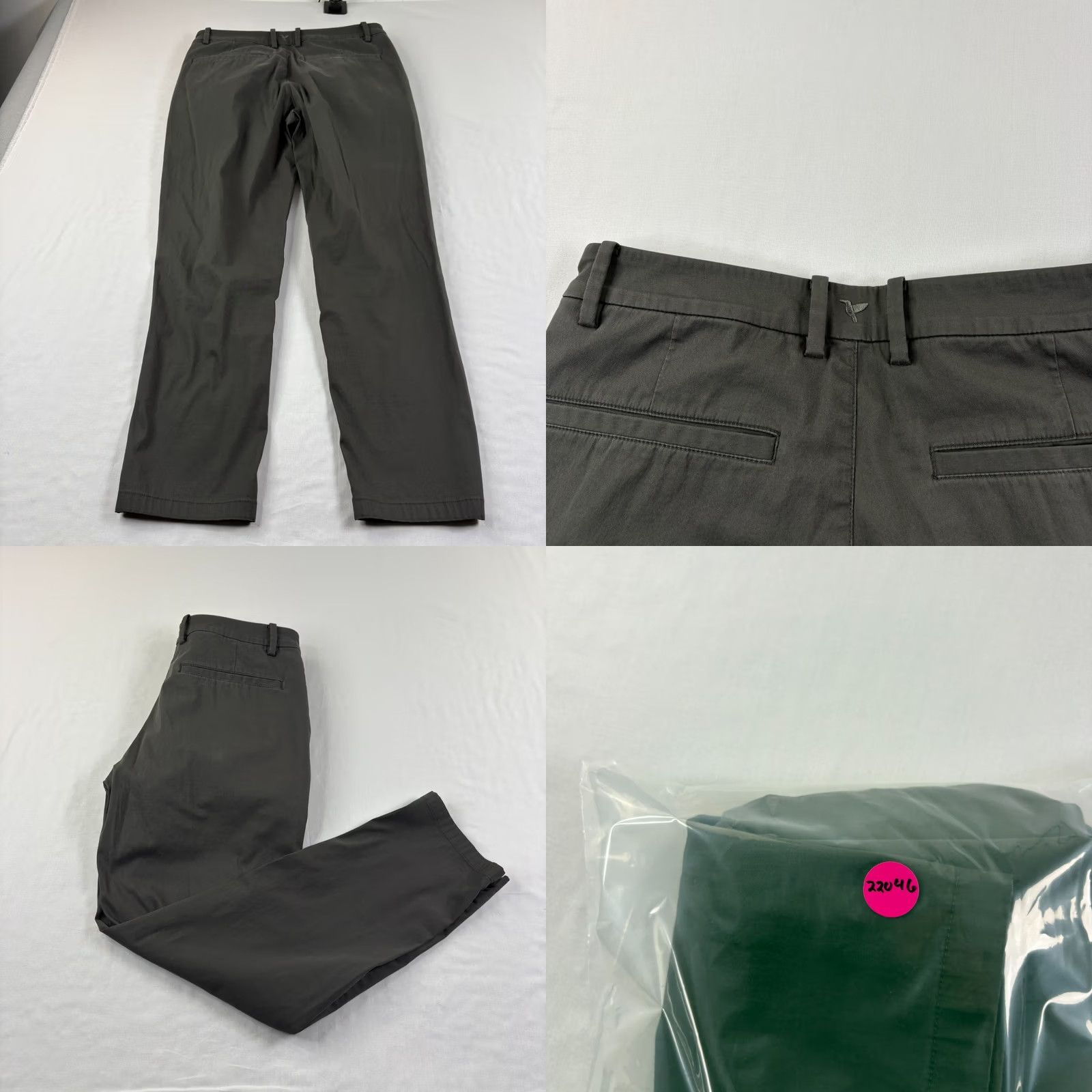 Vintage Bird Dogs Pants Mens 32x28 Gray Tapered Chino Regular Front Zip Logo Accents Casual 90s? Not applicable Size US 32 / EU 48 - 8 Thumbnail