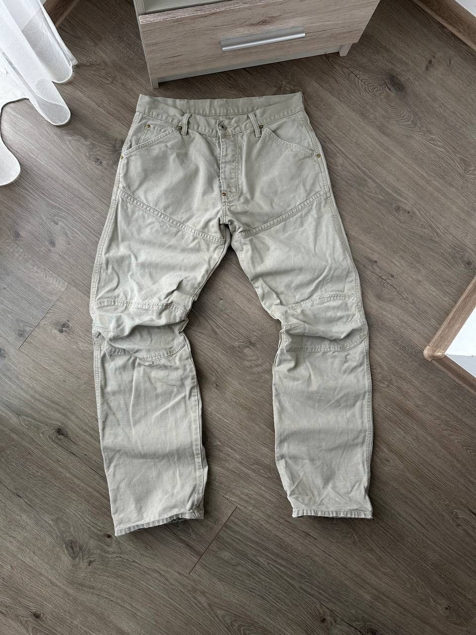 G-Star × Vintage Vintage G-Star Elwood White Cargo Distressed Pants Size US 32 / EU 48 - 14 Thumbnail