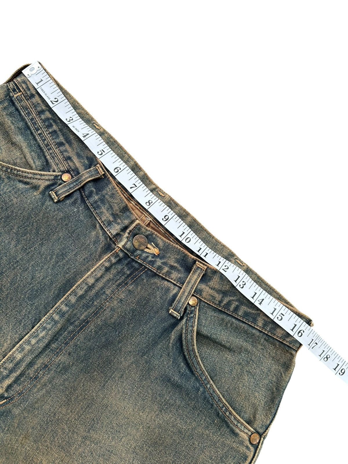 Kapital VINTAGE WRANGLER SELVEDGE BAGGY RUSTY DENIM JEANS Size US 33 - 14 Thumbnail