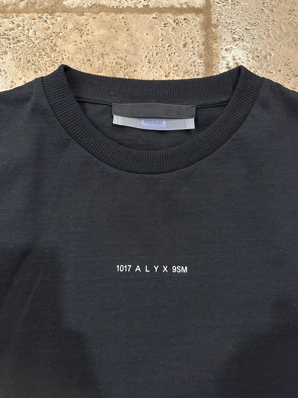 1017 ALYX 9SM 1017 Alyx 9SM Logo Reality Systems Black T-Shirt Size US XL / EU 56 / 4 - 5 Thumbnail