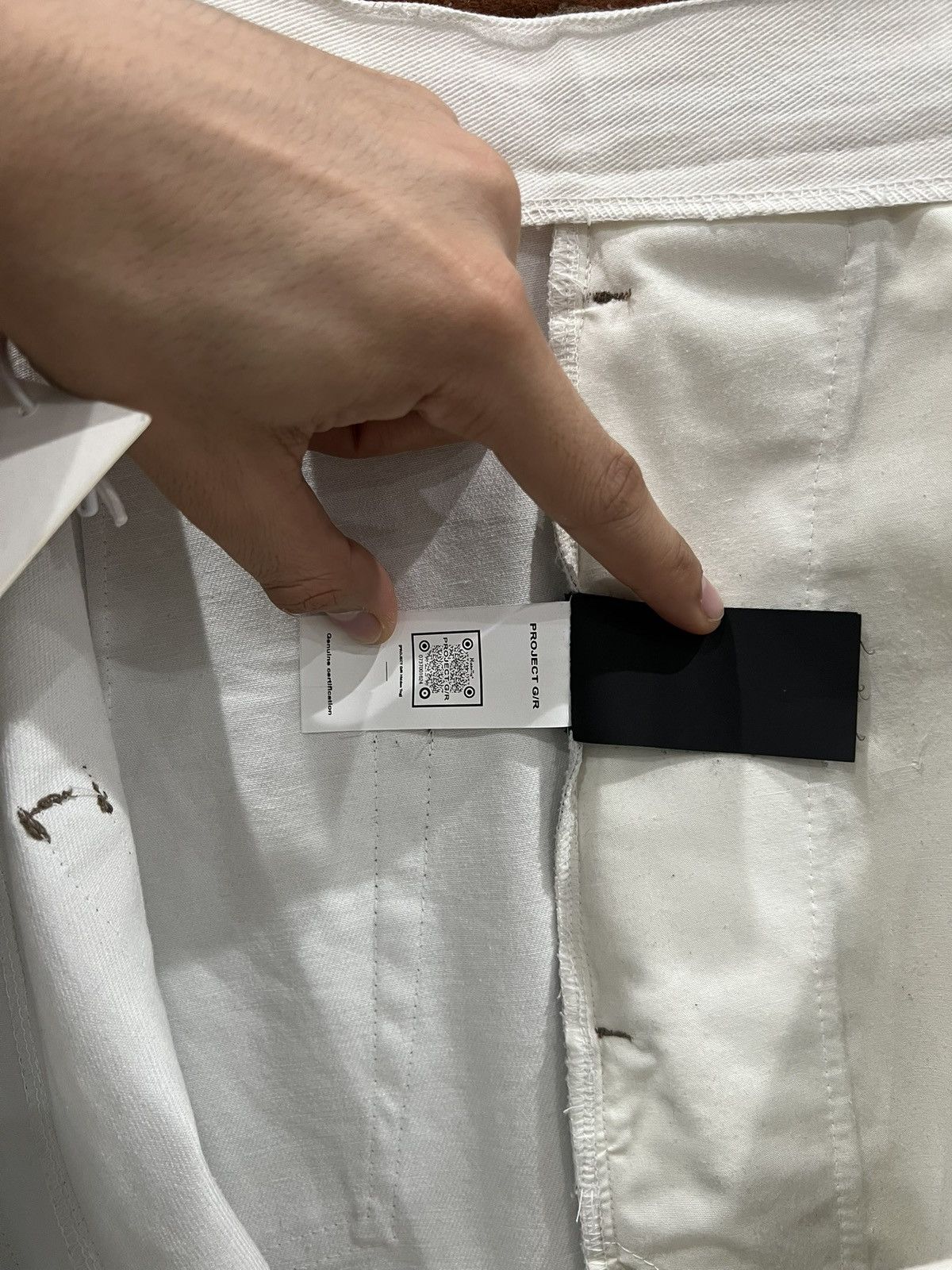 PROJECT G/R Project G/R Trompe-L'ŒIL Denim Pants Sz 3 | Grailed