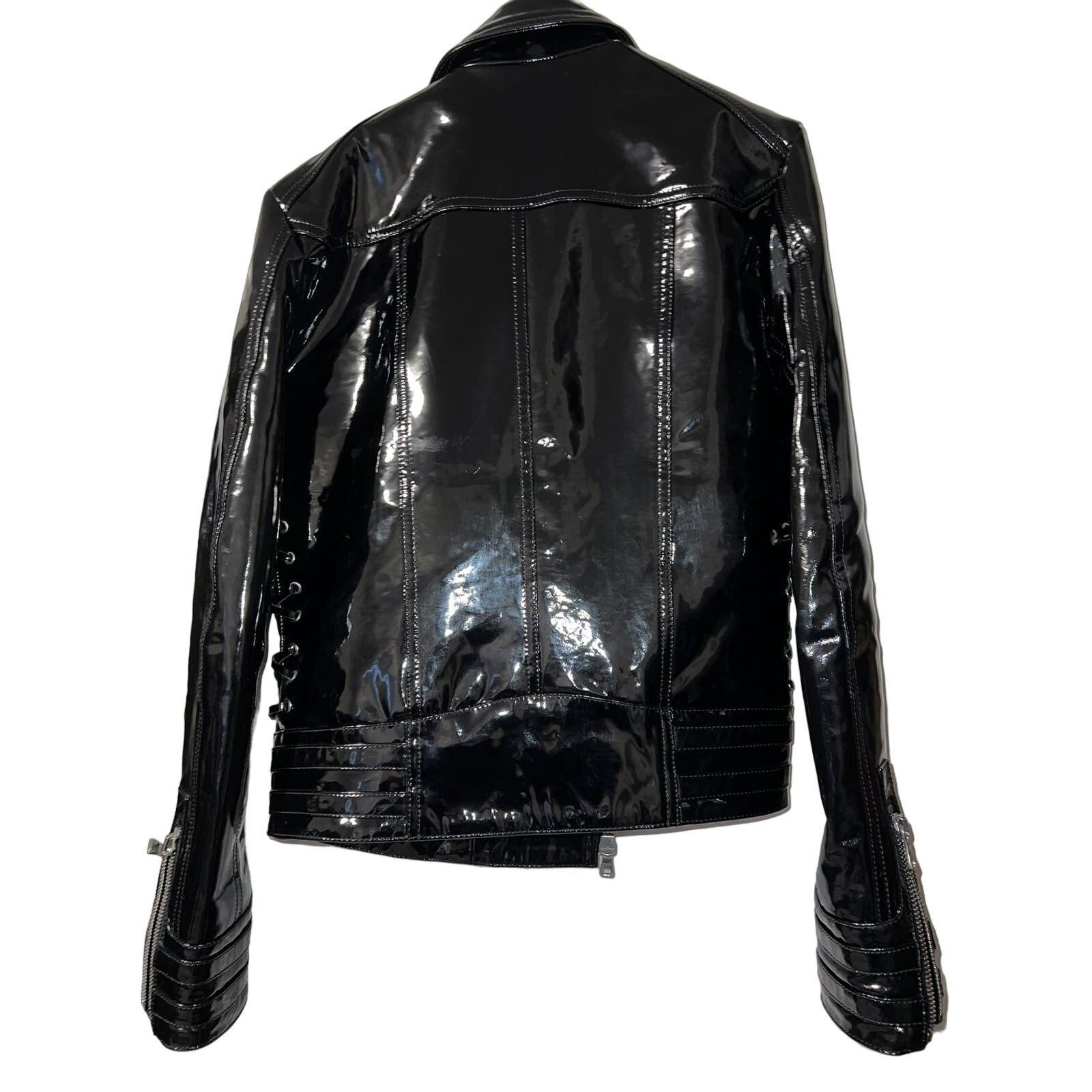 Balmain Balmain Varnished Lambskin Jacket Size US M / EU 48-50 / 2 - 8 Thumbnail