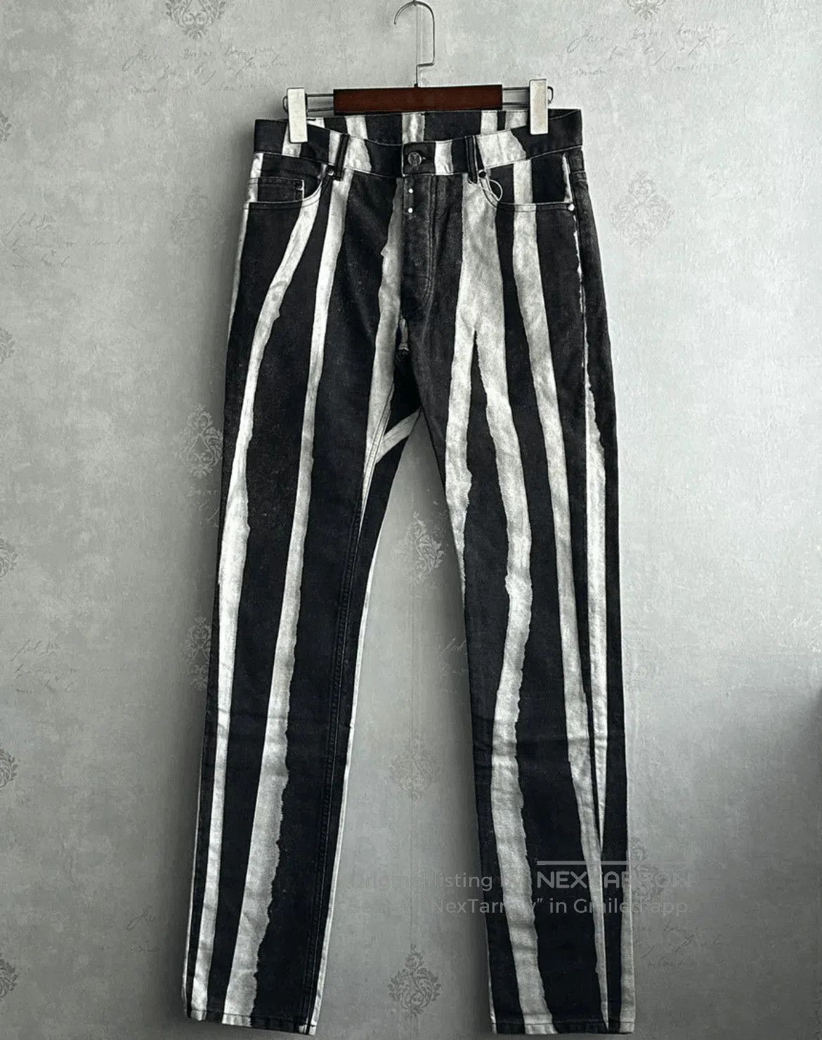 Maison Margiela Sz 44 Maison Margiela 10AW Zebra Denim. Size US 28 / EU 44 - 1 Thumbnail