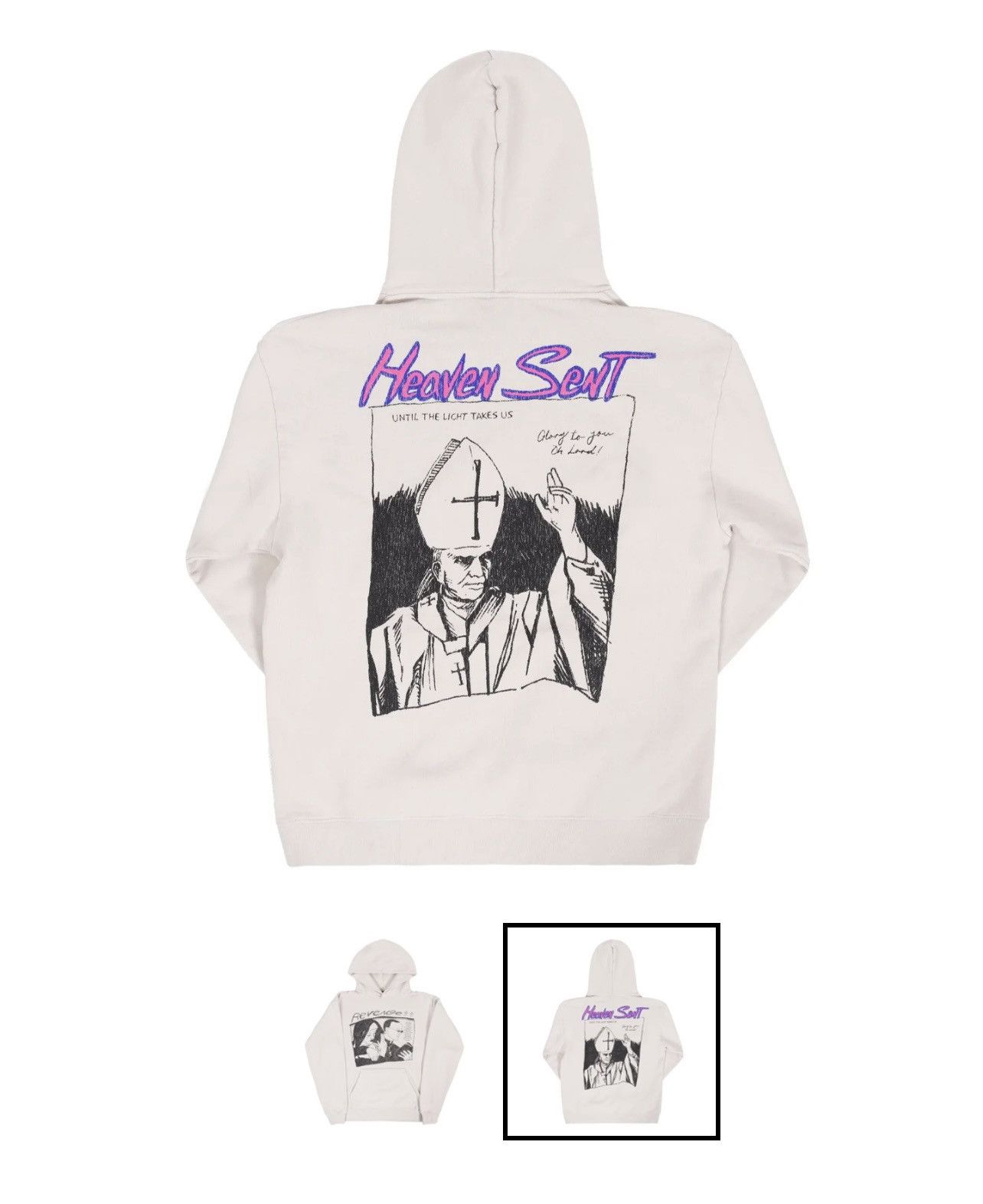 Revenge Revenge Heaven sent parchment hoodie Size US L / EU 52-54 / 3 - 2 Thumbnail