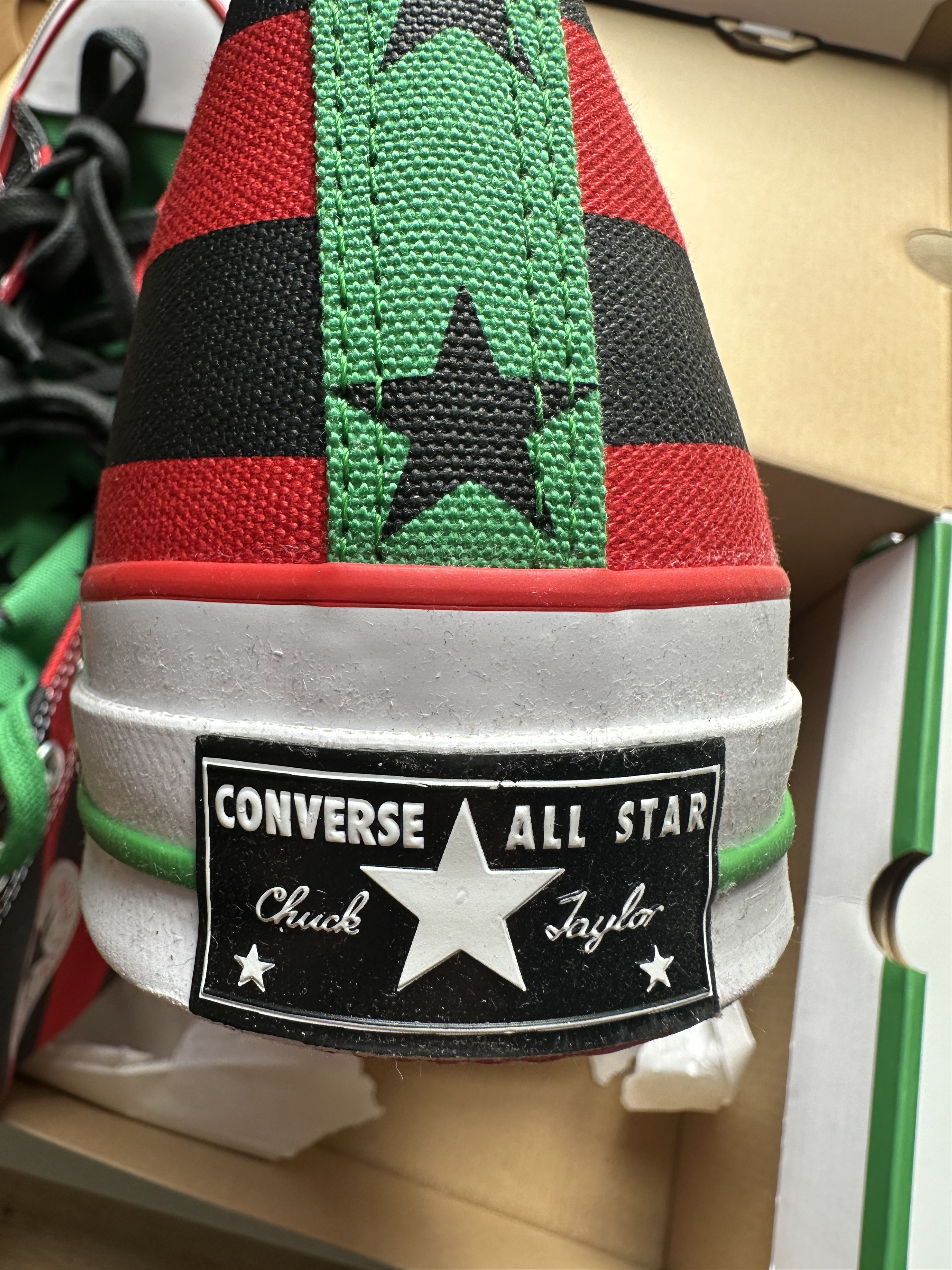 Converse × DENIM TEARS Denim Tears x Converse x David Hammons 70 HI sneakers Size US 11.5 / EU 44-45 - 8 Thumbnail