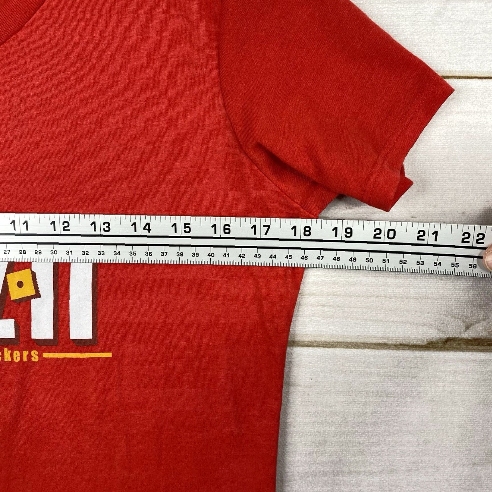 Vintage Kellogg's Cheez-It Classic Logo T Shirt Red 2XL Womens Jr Sz 19 High Low Hem Short Sleeve Shirt Mens Girls Womens Size XXL / US 16-18 / IT 52-54 - 5 Thumbnail