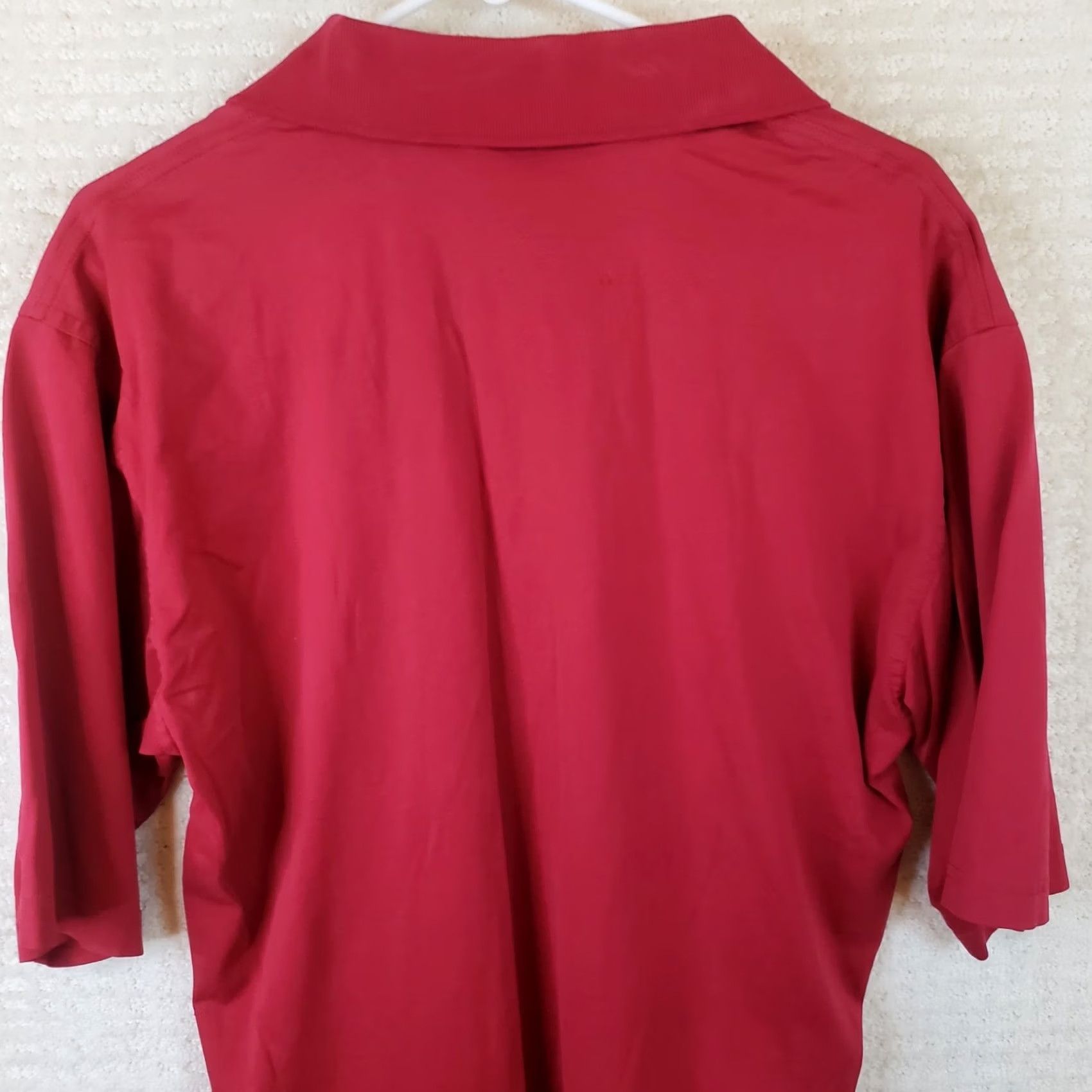 Vintage VINTAGE Slazenger Polo Shirt Mens M Solid Red Logo Secession Golf Club Flags Shirt Size US M / EU 48-50 / 2 - 6 Thumbnail