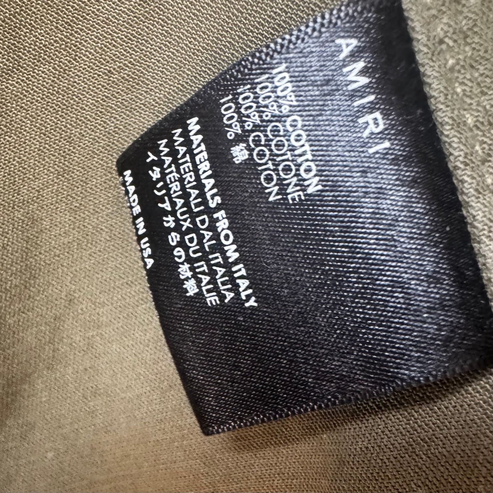 Amiri AMIRI: Men's Olive Baja M65 Overshirt Jacket - Size 46 Size US S / EU 44-46 / 1 - 5 Thumbnail