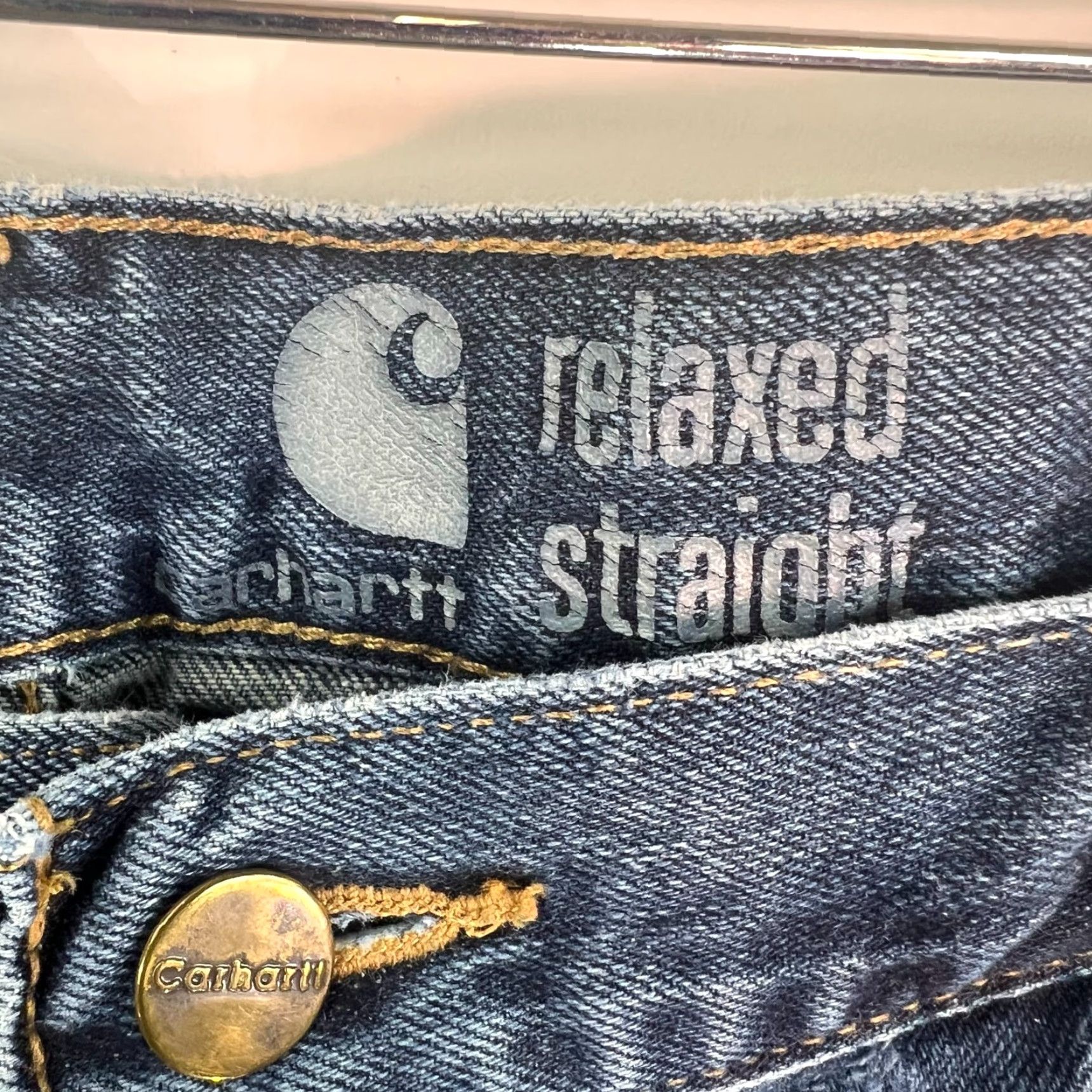 Carhartt Carhartt Pants Mens 40 Blue Relaxed Fit Dungaree Work Wear Outdoor 40x29 Size US 40 / EU 56 - 5 Thumbnail