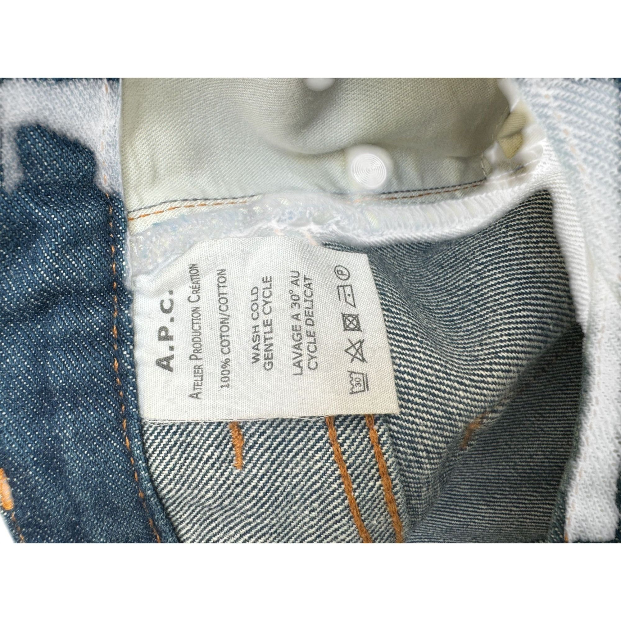A.P.C. Blue Denim Jeans Size 27" / US 4 / IT 40 - 5 Thumbnail