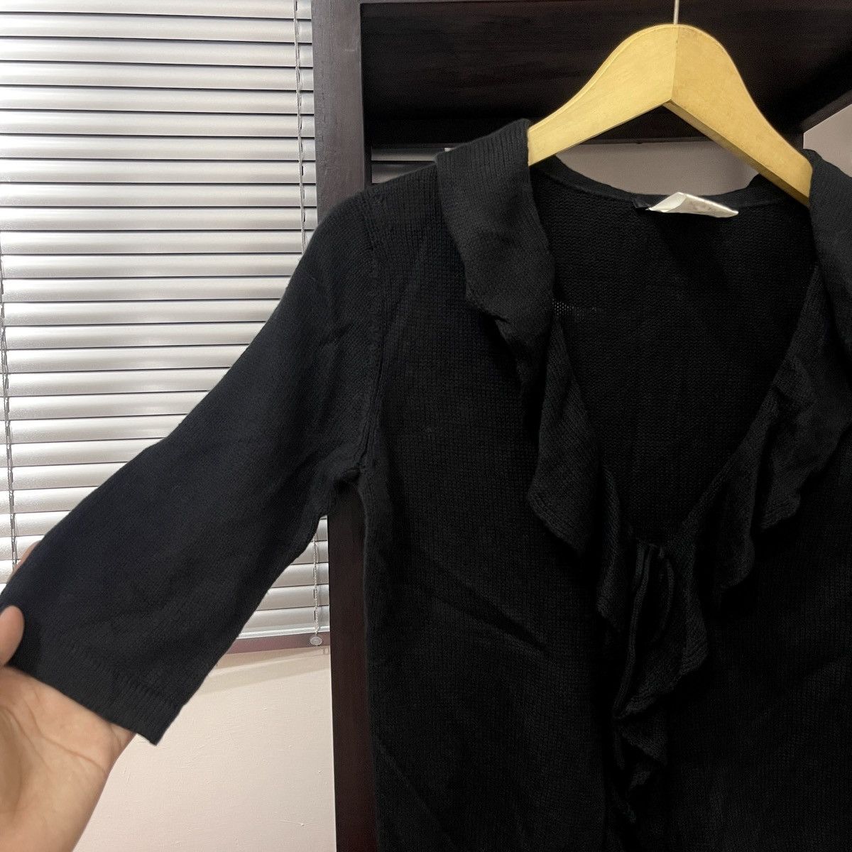 Yohji Yamamoto Yohji Yamamoto Noir Ruffle Knit Size S / US 4 / IT 40 - 3 Thumbnail