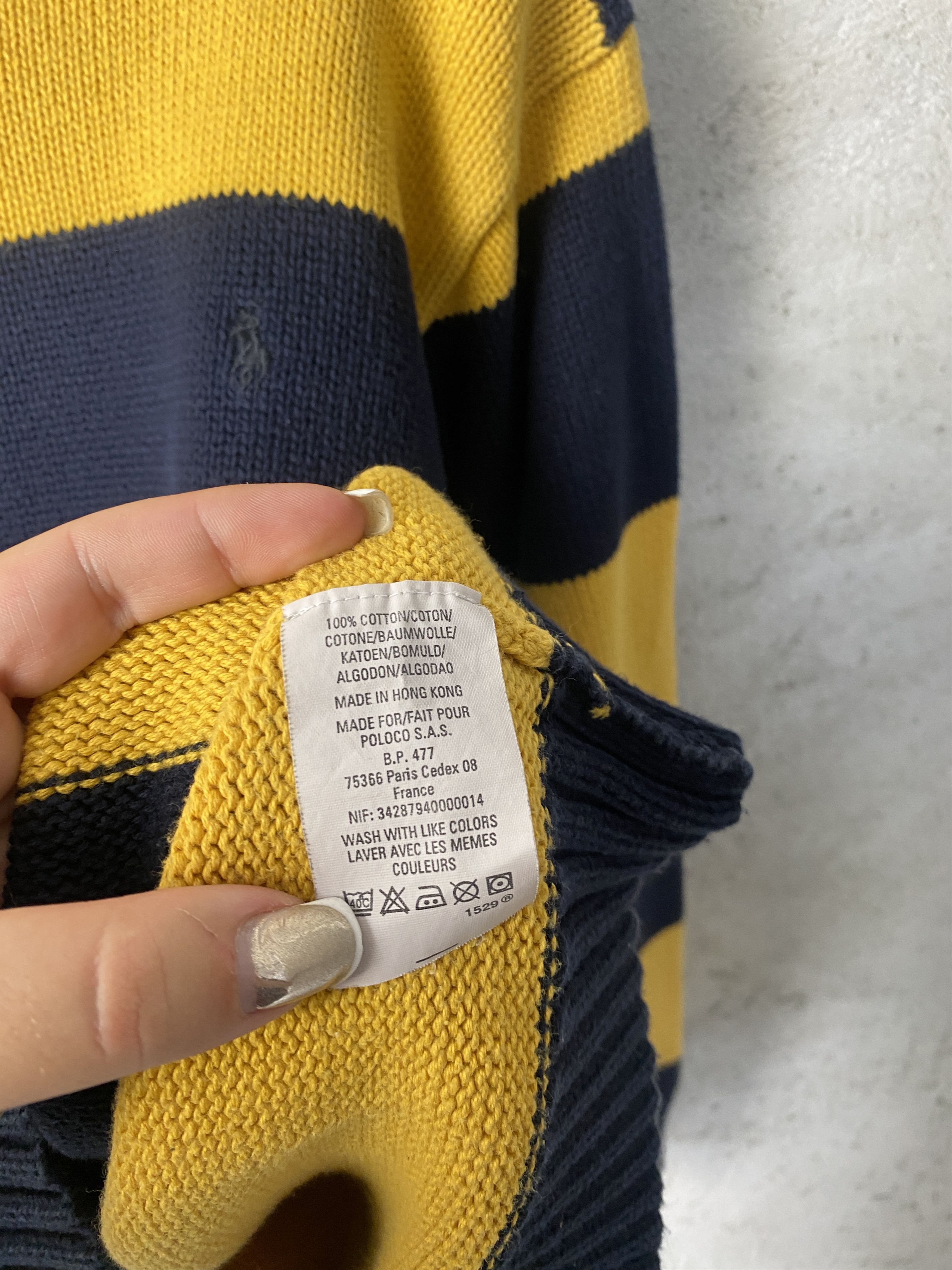 Polo Ralph Lauren Polo Ralph Lauren vintage striped sweater knitwear Size L / US 10 / IT 46 - 5 Thumbnail