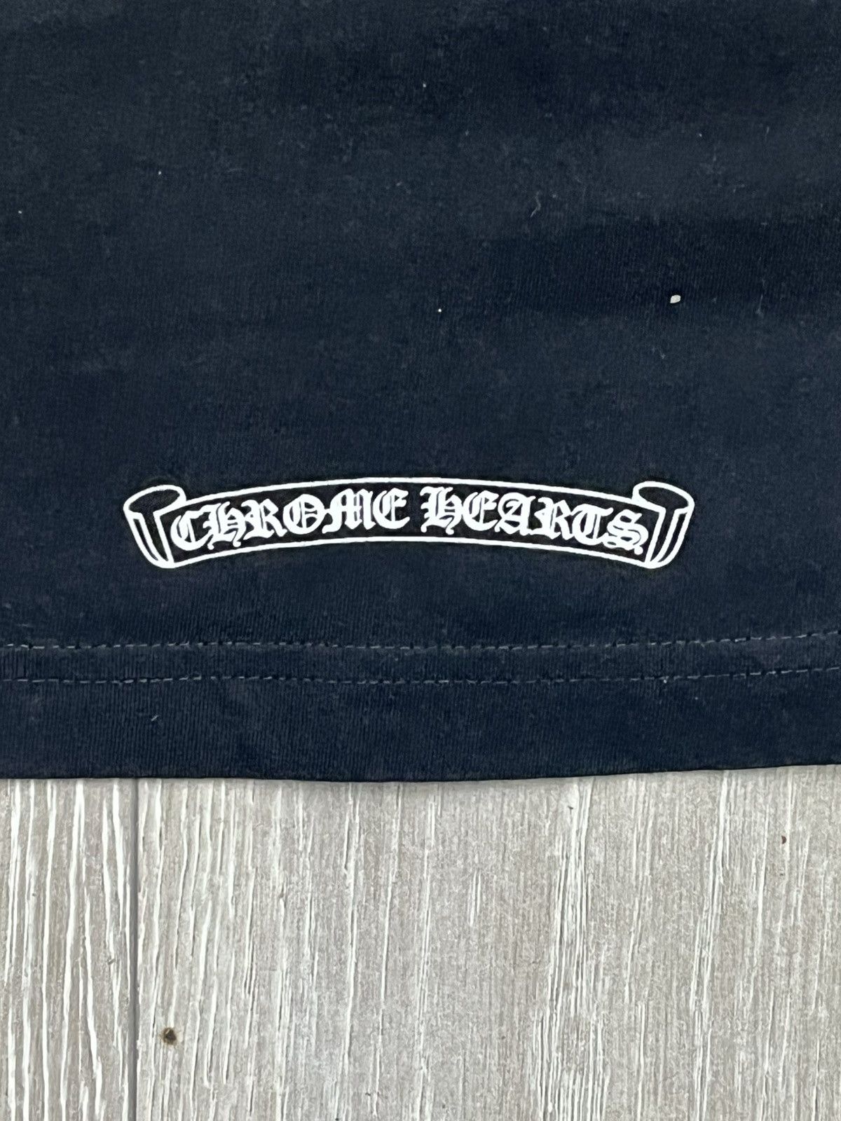 Chrome Hearts Chrome Hearts NYC Exclusive Scroll Logo Tee Size US L / EU 52-54 / 3 - 6 Thumbnail