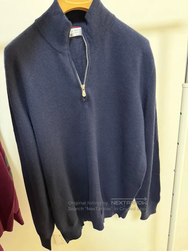 Brunello Cucinelli Half-zip cashmere sweater