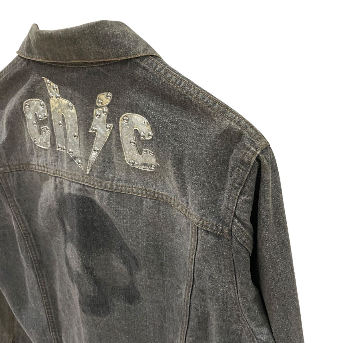 PPFM Vintage 90s PPFM Ch!c Sediotinaries Skulls Denim Jacket Size US M / EU 48-50 / 2 - 5 Thumbnail