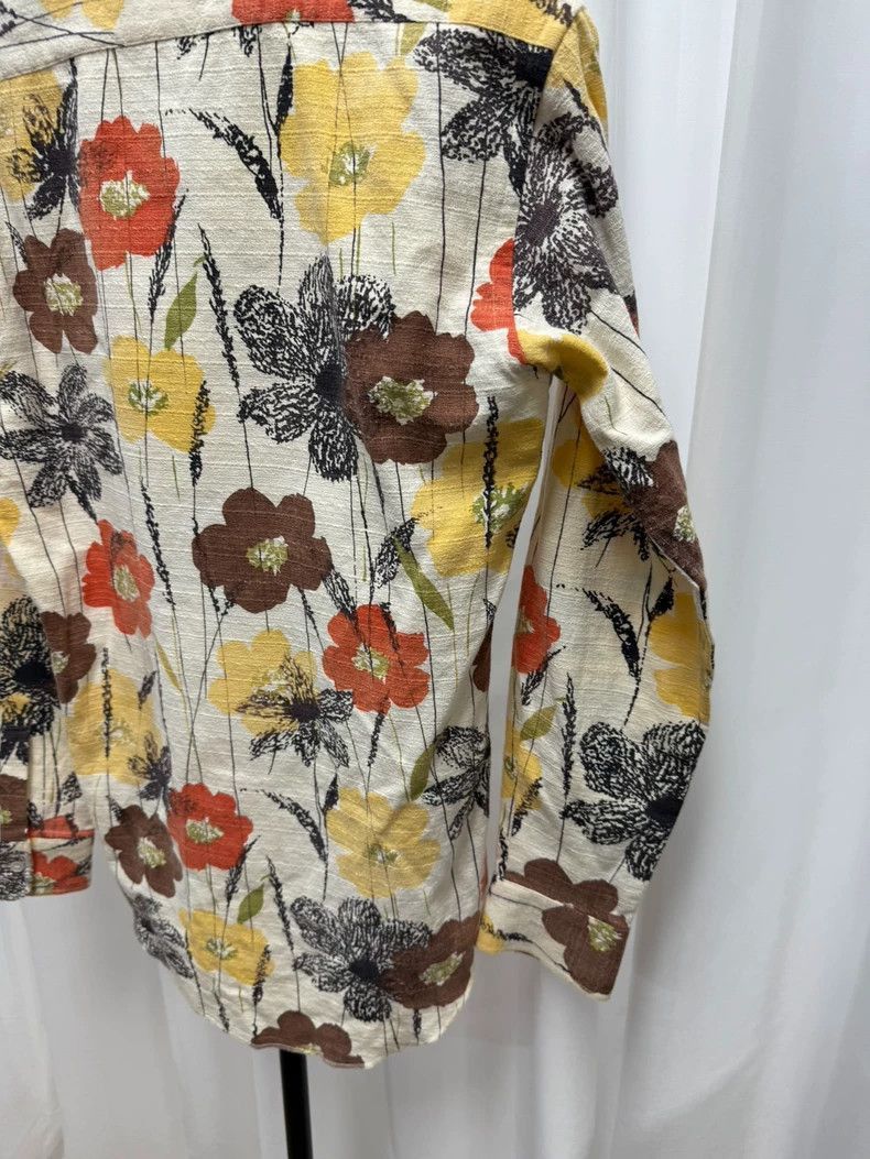Junya Watanabe Junya Watanabe Floral Print Button-Up Shirt Size US M / EU 48-50 / 2 - 6 Thumbnail