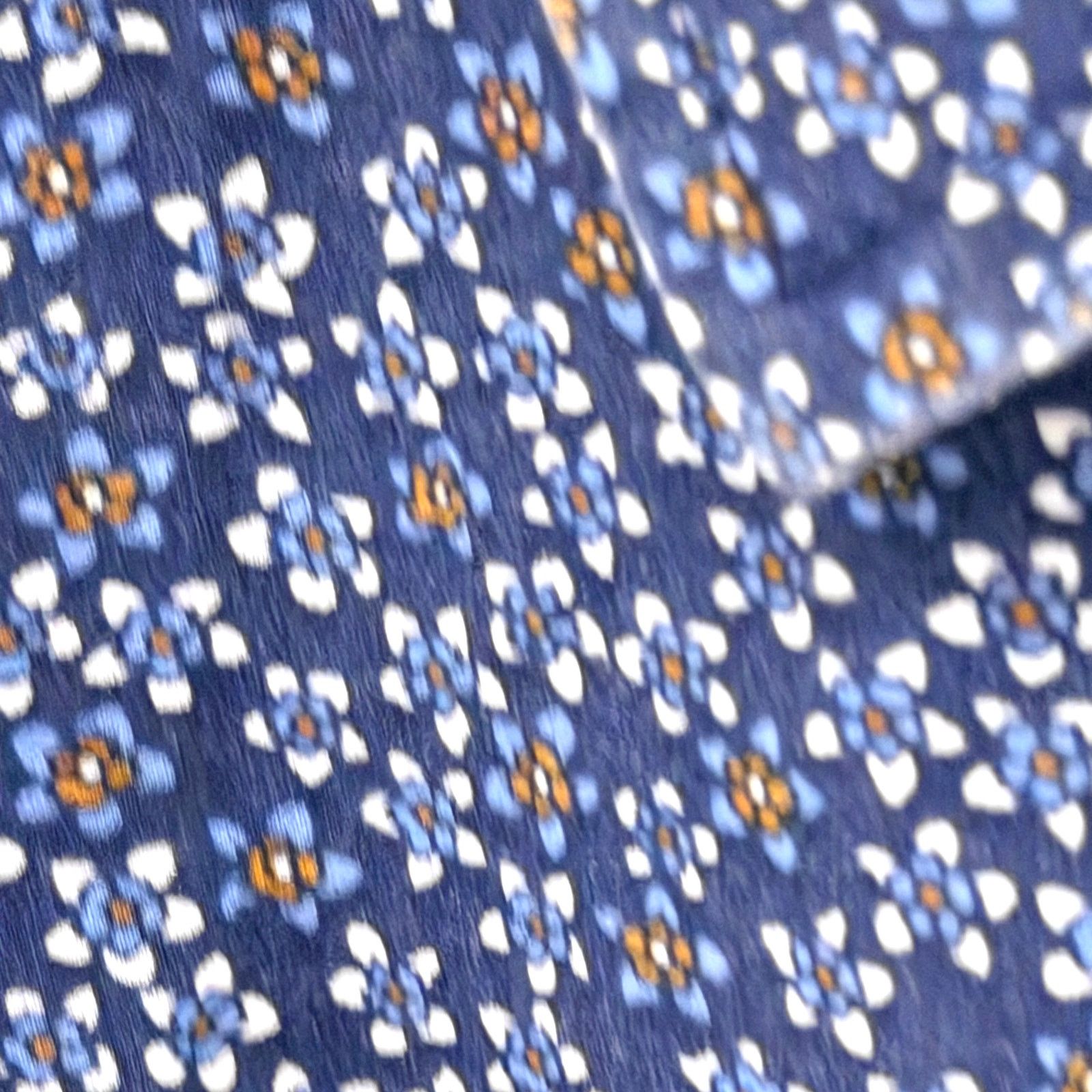 Ben Sherman Blue Floral Stretch Tailored Long Sleeve Button Down Shirt Size US L / EU 52-54 / 3 - 3 Thumbnail