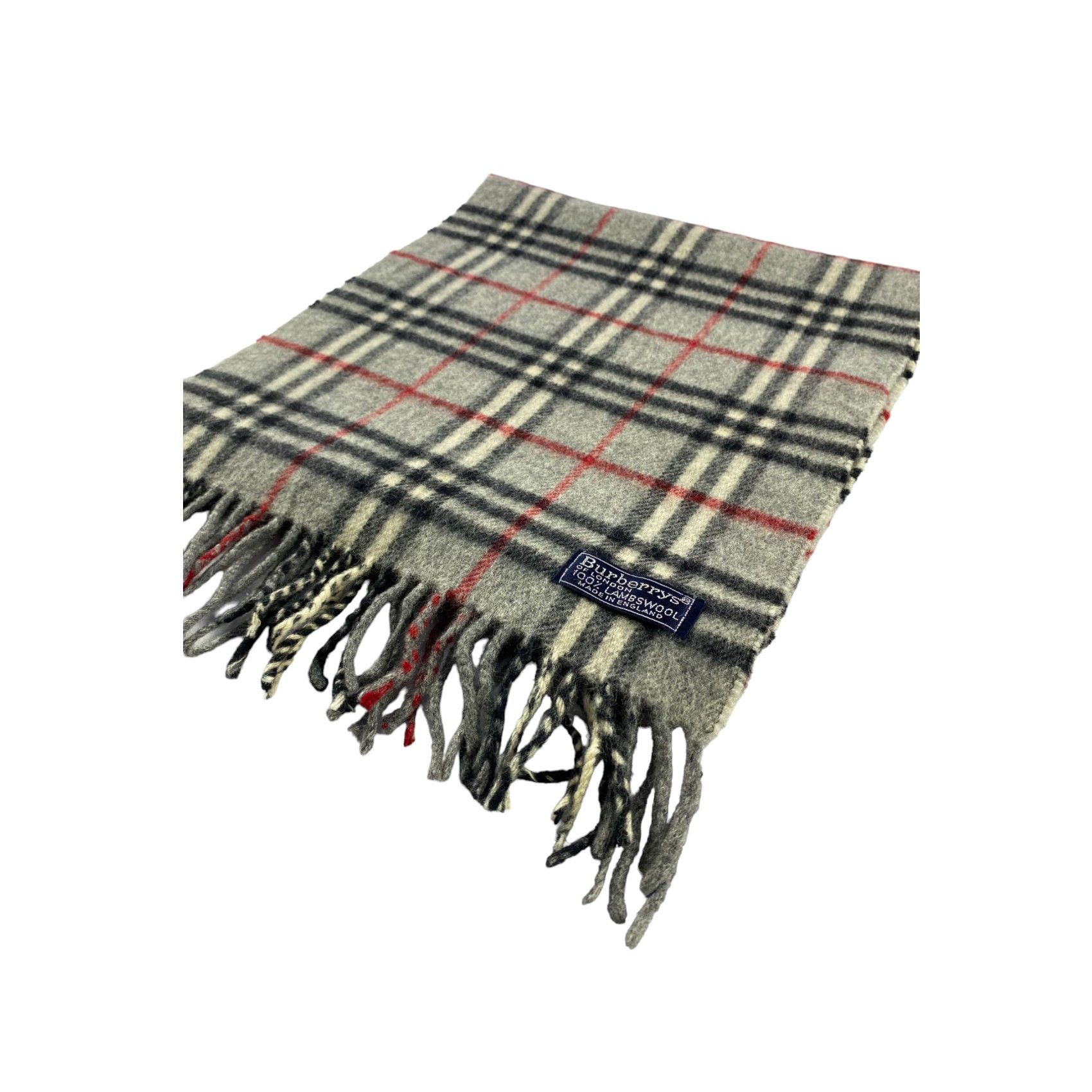 Burberry × Vintage Burberry Scarf / Muffler / Neckwear - WW961 Size ONE SIZE - 3 Thumbnail