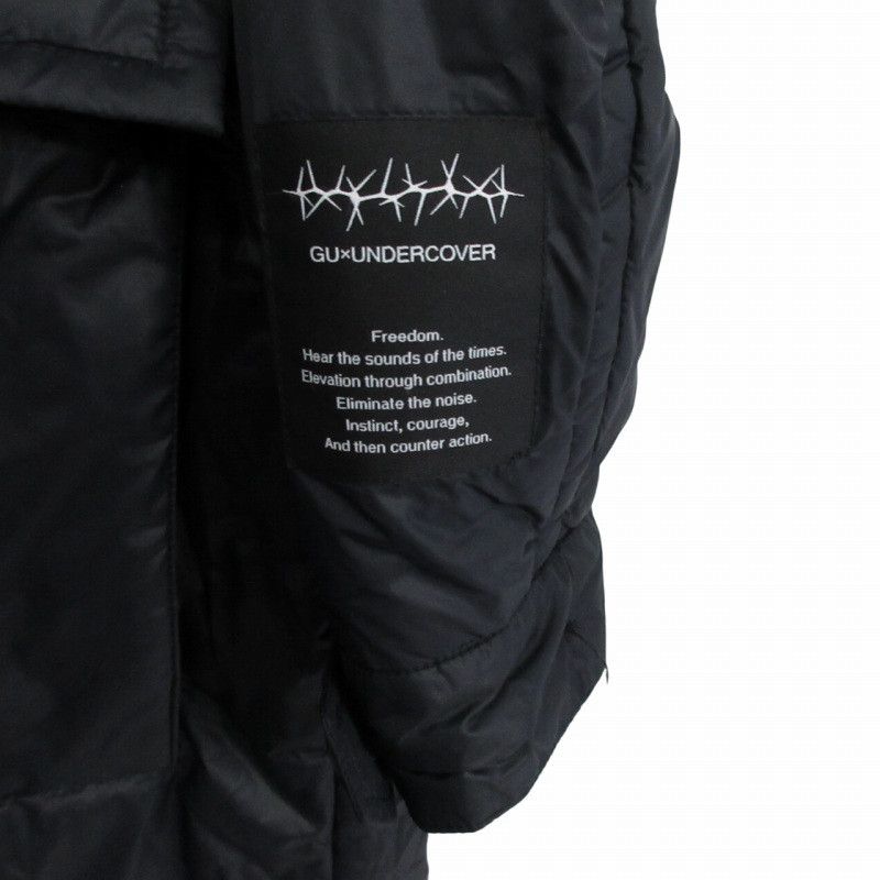 GU × Undercover UNDERCOVER × GU Padded Long Coat – Back Print – Black – XL Size US XL / EU 56 / 4 - 6 Thumbnail