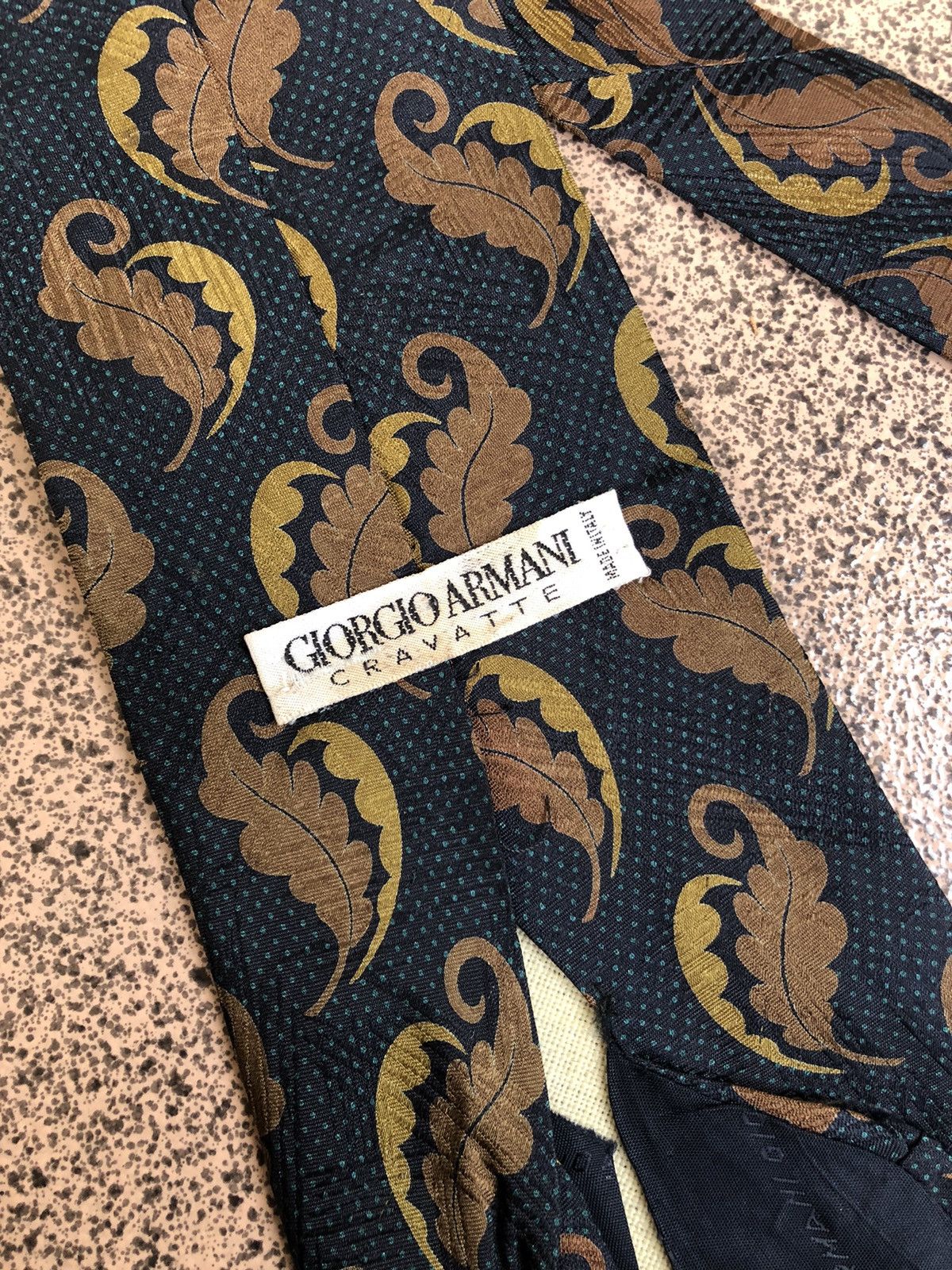 Giorgio Armani Giorgio armani pattern tie Size ONE SIZE - 2 Thumbnail