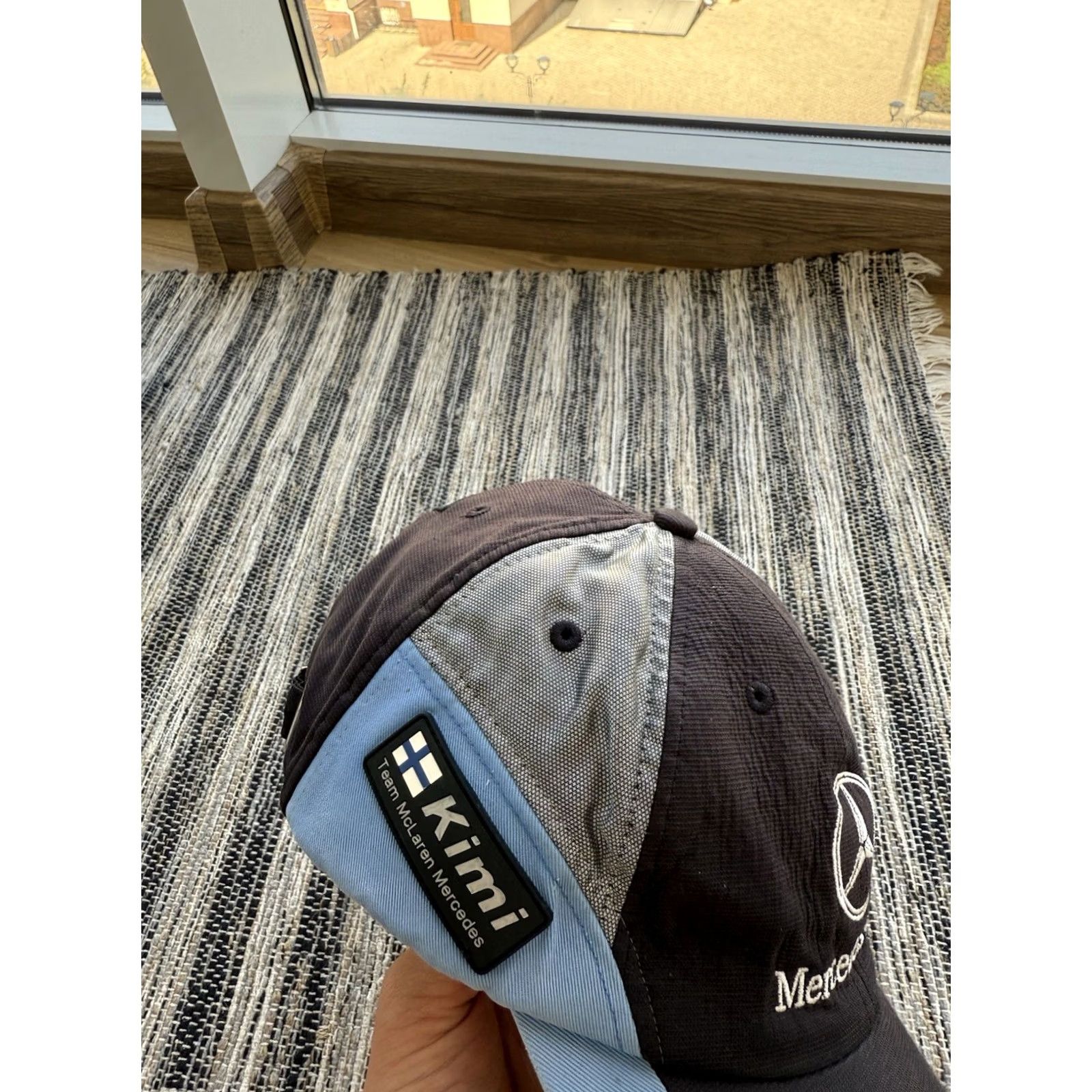 Mercedes-Benz VINTAGE Mercedes Benz Racing Snapback Cap Formula 1 Kimi Black One Size Mens Cap Snapback Size ONE SIZE - 7 Thumbnail
