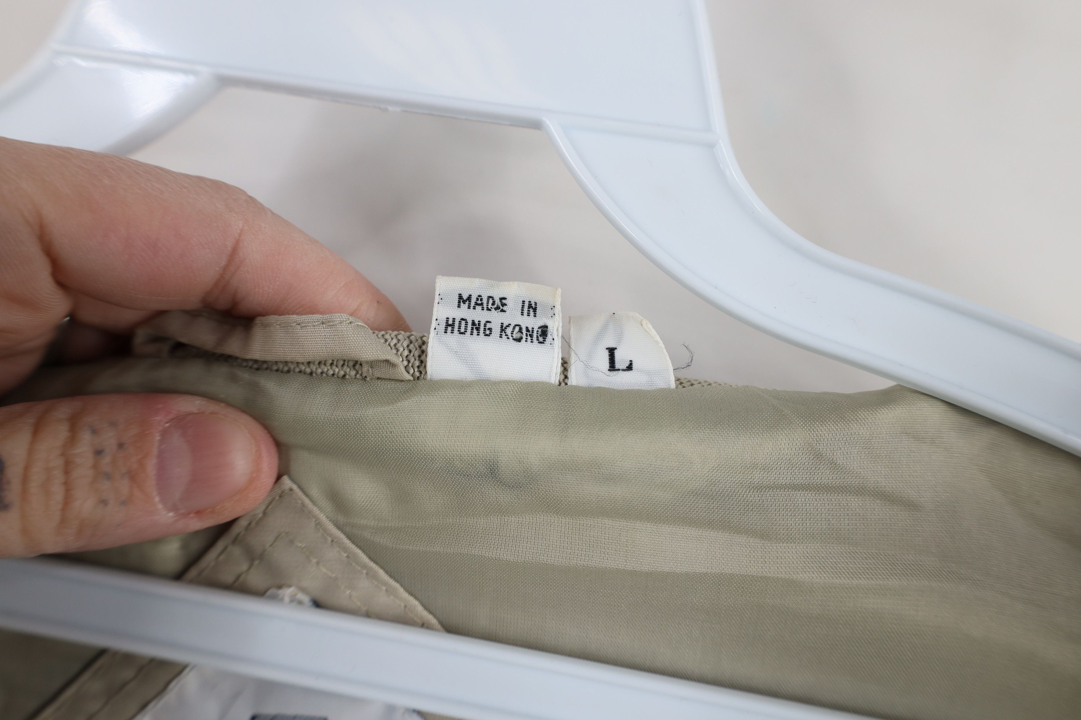 Vintage Vintage 80s 90s Streetwear Cafe Racer Bomber Jacket Beige Size US L / EU 52-54 / 3 - 11 Thumbnail