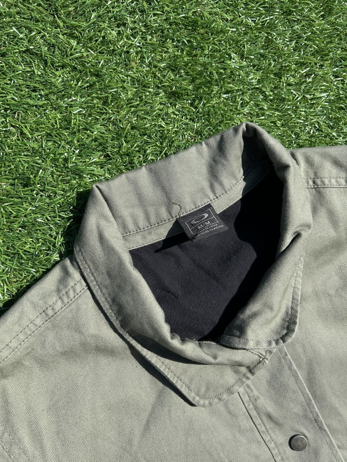 Oakley × Vintage 2000’s Oakley Cotton Grey Parka Jacket M Size US M / EU 48-50 / 2 - 4 Thumbnail