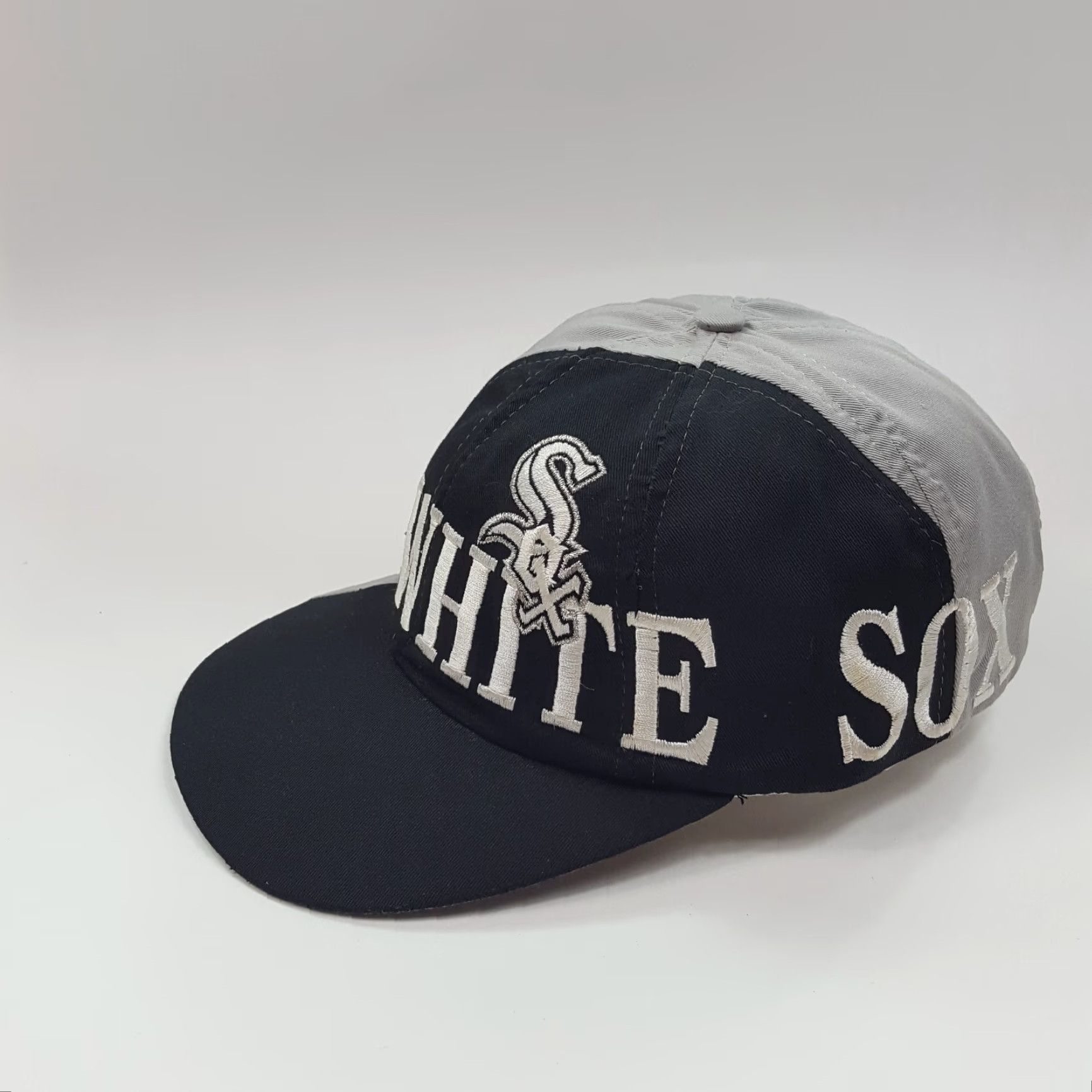 MLB VINTAGE 90s Chicago White Sox The Game Snapback Hat Adjustable Black Baseball Cap MLB Mens Size ONE SIZE - 3 Thumbnail