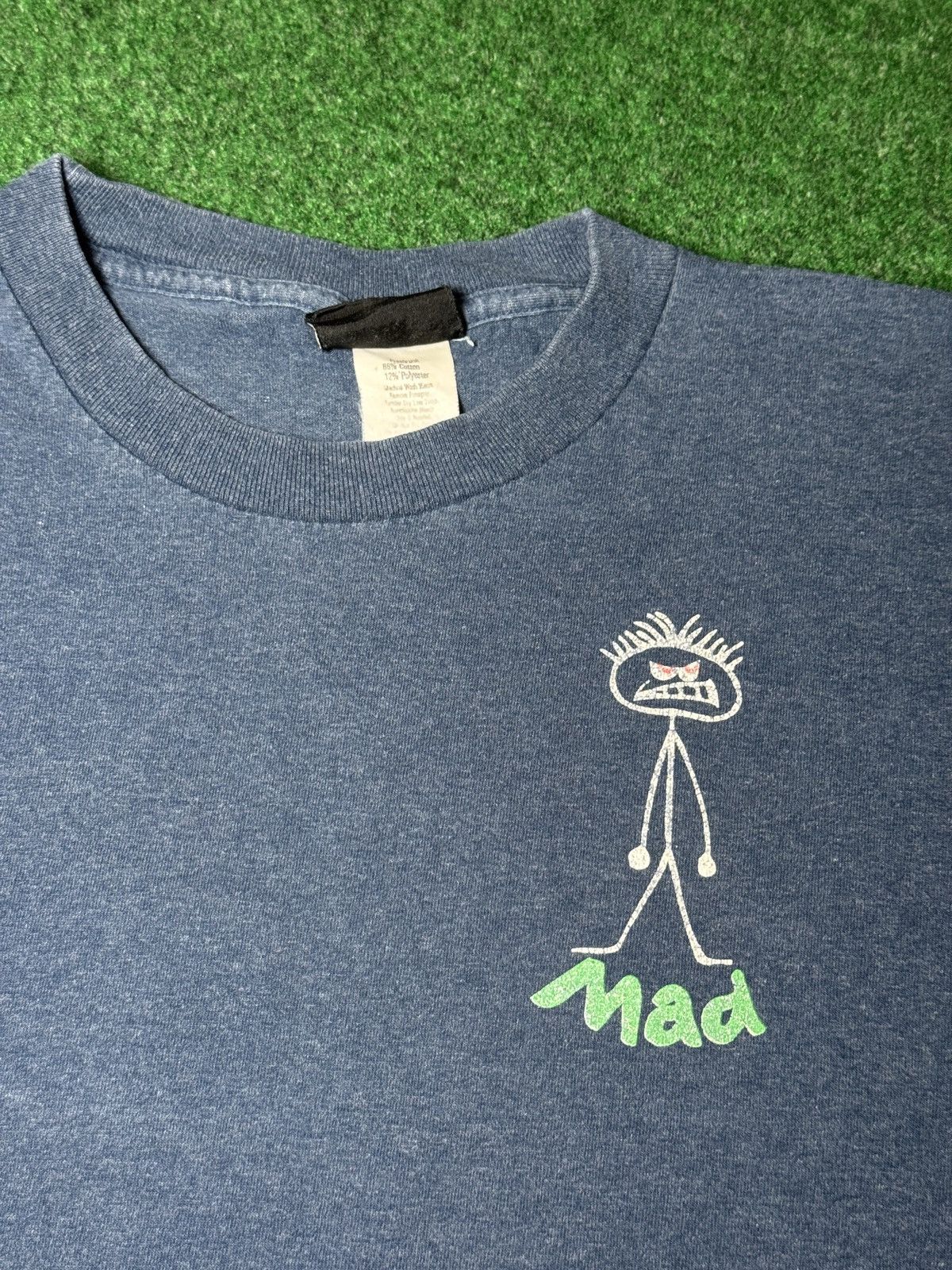 Signal Sport Vintage 90s Mad Angry Pissed Funny Grunge XL T Shirt Size US XL / EU 56 / 4 - 3 Thumbnail