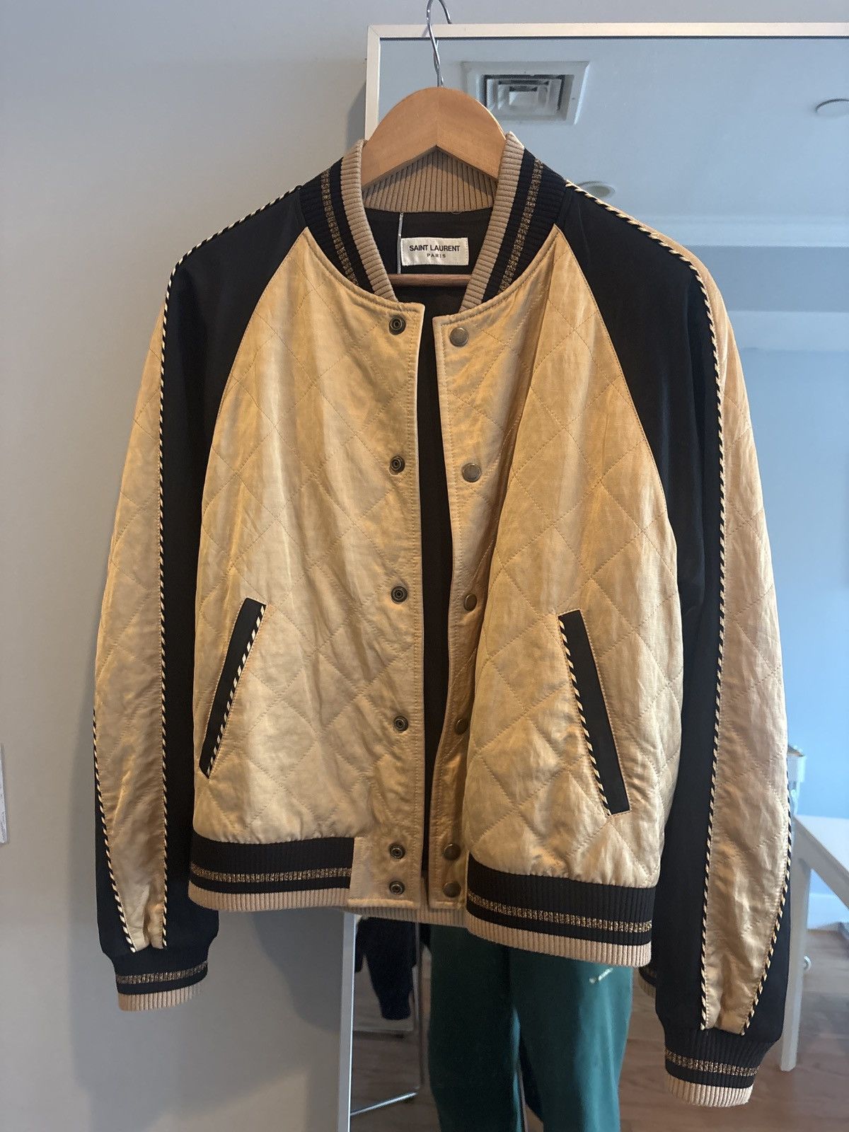Saint Laurent Paris Saint Laurent Paris Quilted Bomber – Hedi Slimane Era – 46 Size US S / EU 44-46 / 1 - 5 Thumbnail