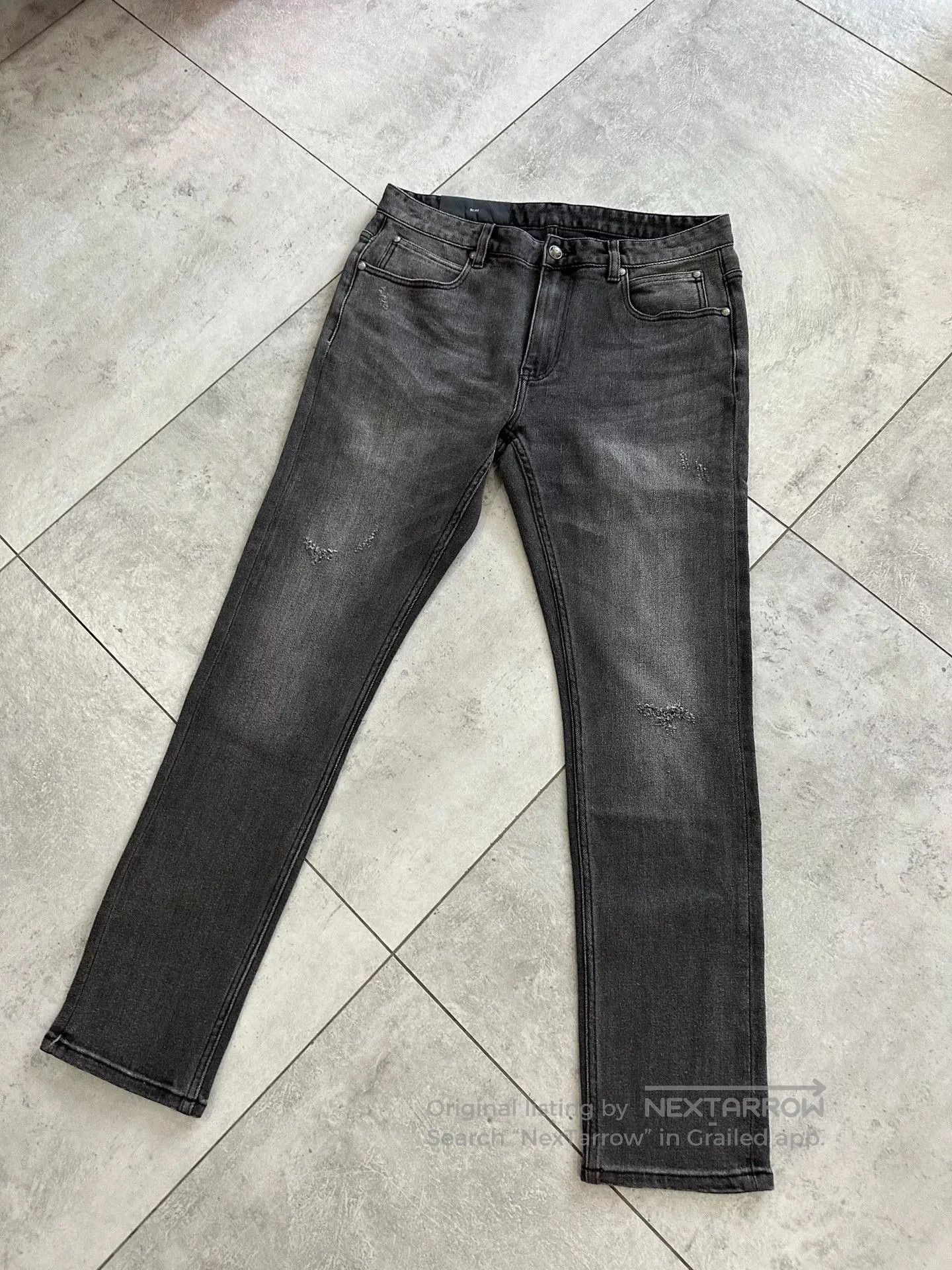 Balmain Balmain Men's Classic Gray Jeans. Size US 34 / EU 50 - 1 Thumbnail