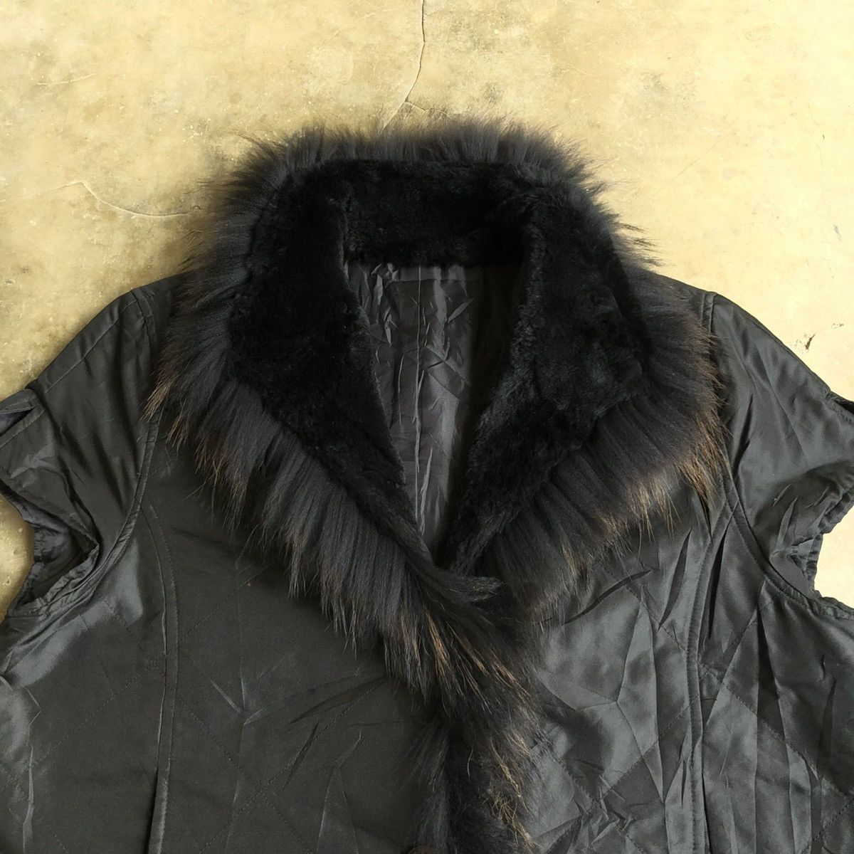 14th Addiction 2000s Japanese Brand Fur Vest Jacket Vkei Gothic Grunge Size US L / EU 52-54 / 3 - 3 Thumbnail