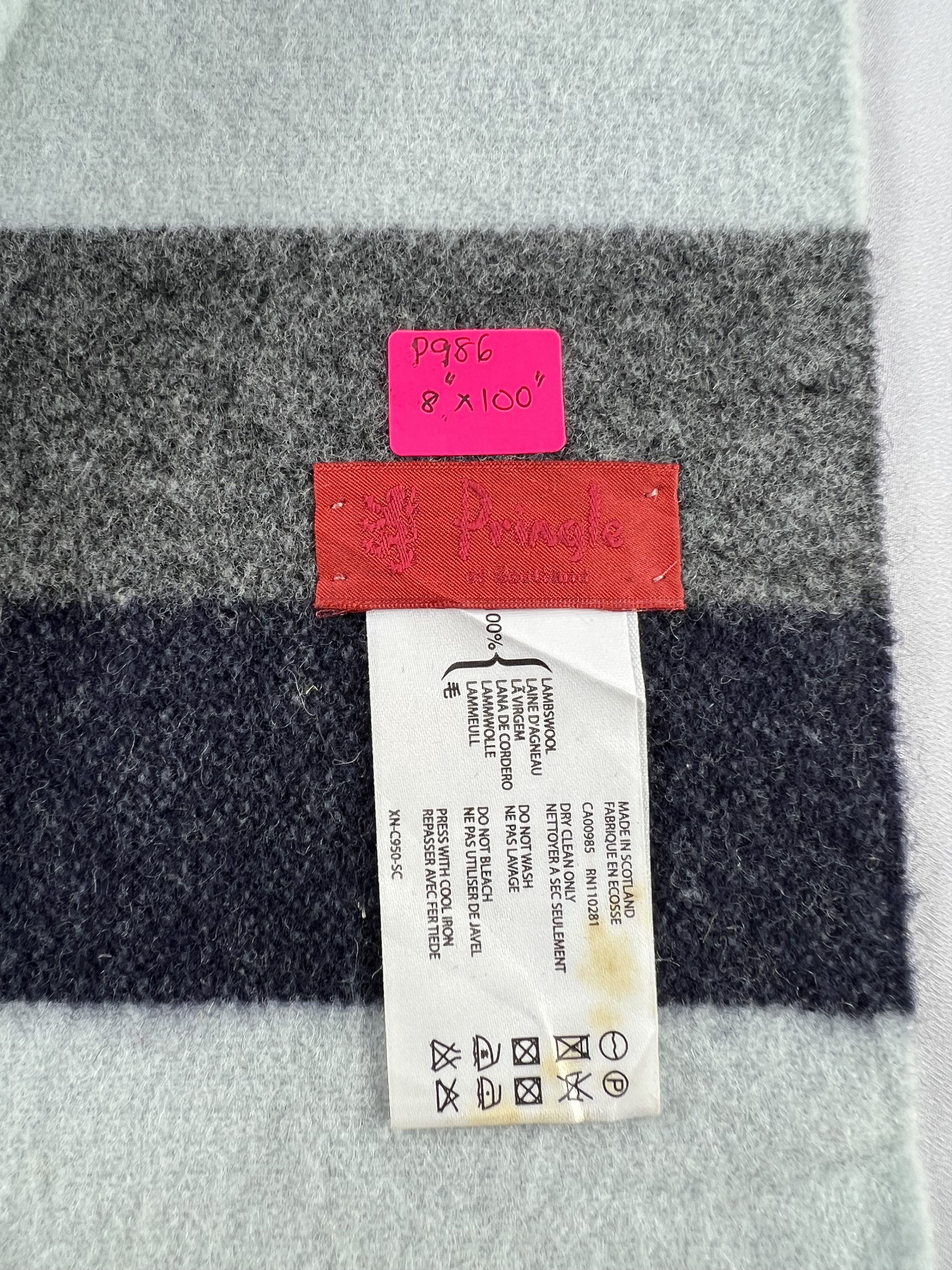 Pringle Of Scotland Pringle Of Scotland Scarf / Muffler / Neckwear P986 Size ONE SIZE - 4 Thumbnail