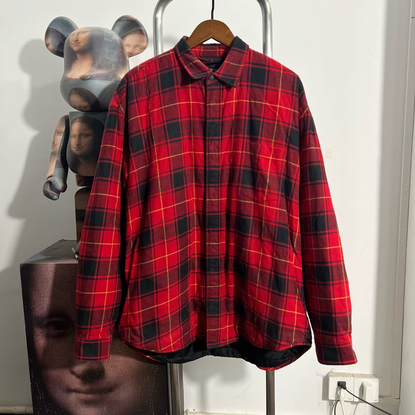 Balenciaga Balenciaga Plaid Cotton Heavy Coat xs Men Size US XS / EU 42 / 0 - 1 Thumbnail