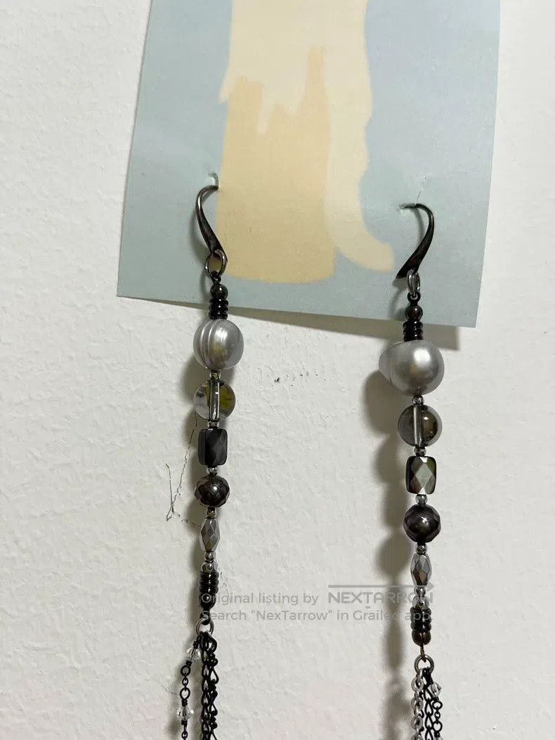 Japanese Brand Japanese Brand Gunda Pearl tassel earrings Size ONE SIZE - 4 Thumbnail
