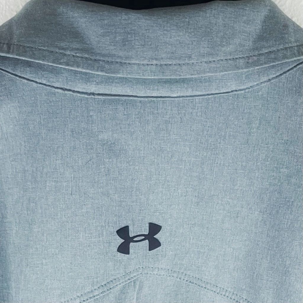 Under Armour NWOT UNDER ARMOUR HEATGEAR Women’s Grey Aqua Light Shirt S Size S / US 4 / IT 40 - 7 Thumbnail