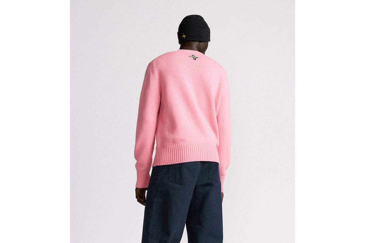 Dior o1bcso1str0326 Sweater in Pink Virgin Size US L / EU 52-54 / 3 - 5 Thumbnail