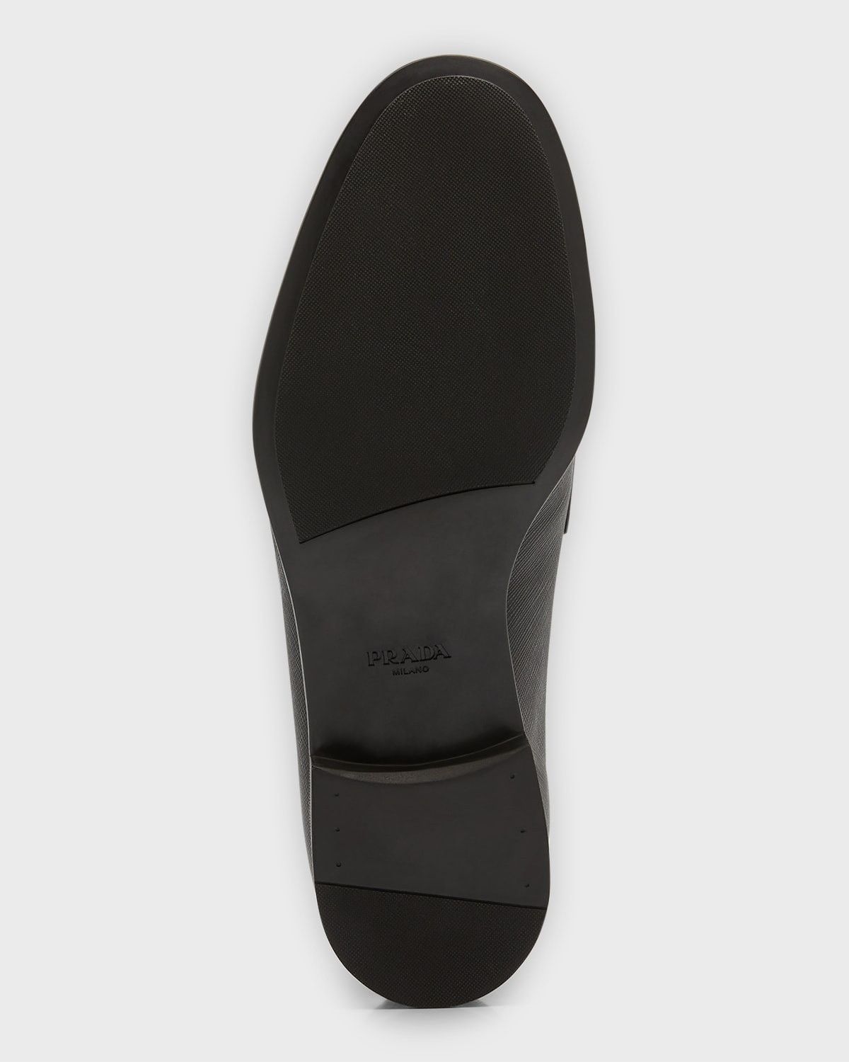 Prada o1mt1gz0925 Triangle Logo Saffiano Leather Loafers Size US 9 / EU 42 - 5 Thumbnail