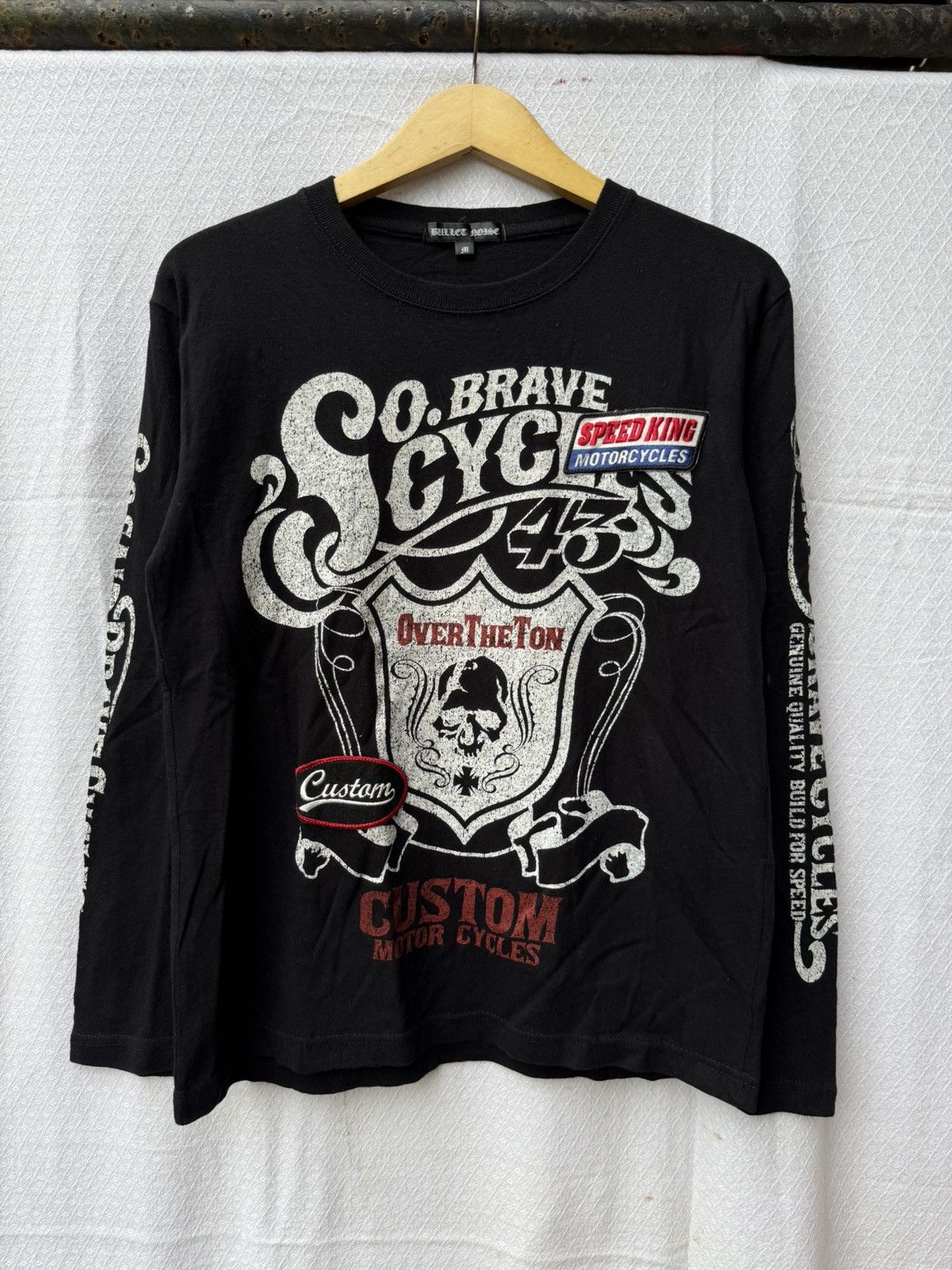 Bullet Noise Embroidery Vkei Style Longsleeve