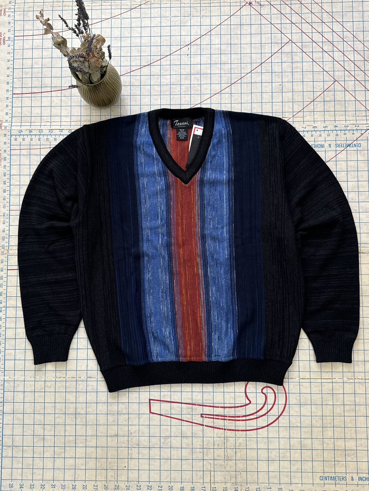 Vintage Vintage Tosani Knit Sweater New With Tag Size Medium Size US M / EU 48-50 / 2 - 2 Thumbnail