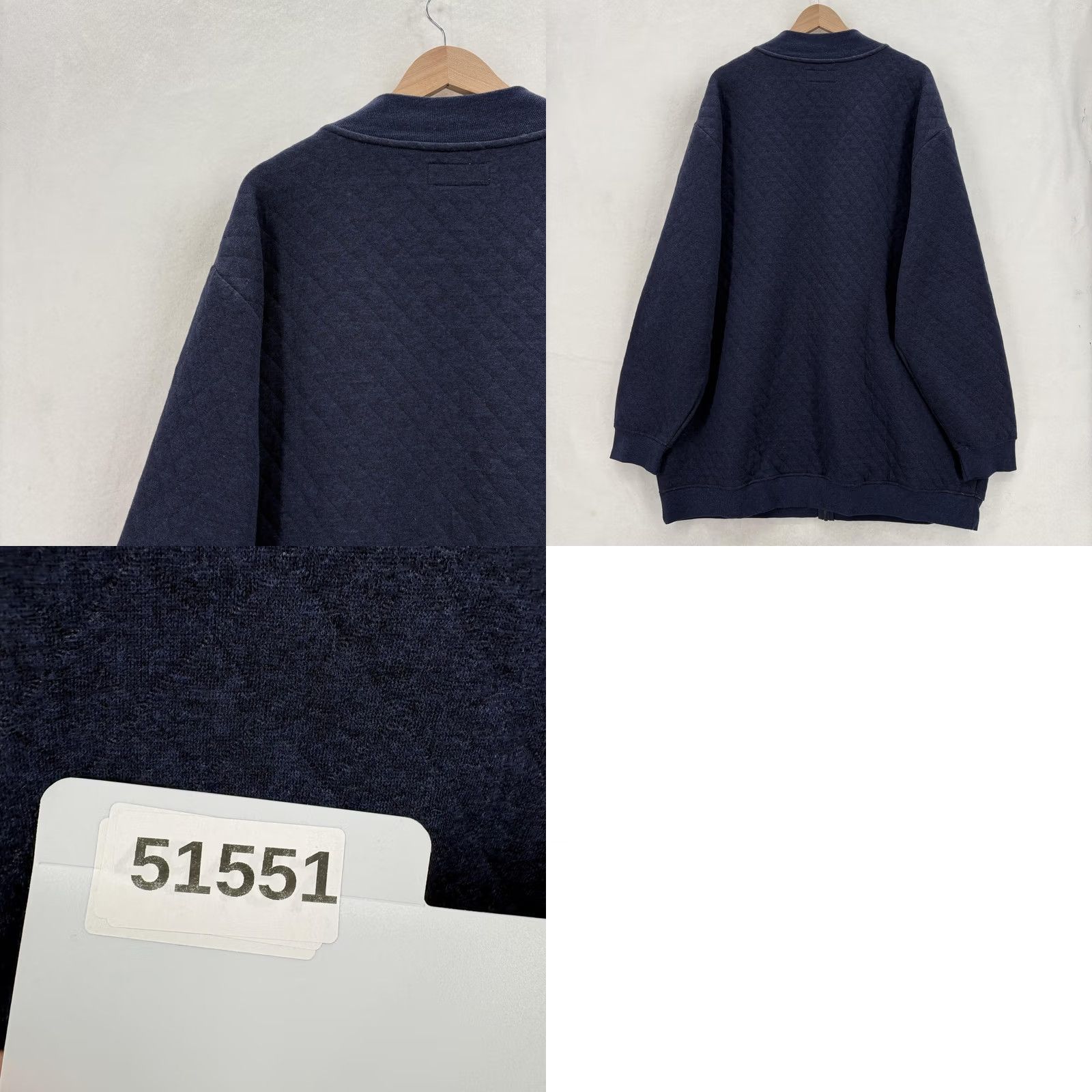Vintage Oak Hill Sweatshirt Mens 3XLT Blue Full Zip Knit Heavyweight Quilted Pocket Zipper Cozy Winter DXL Mens Size US XXL / EU 58 / 5 - 9 Thumbnail
