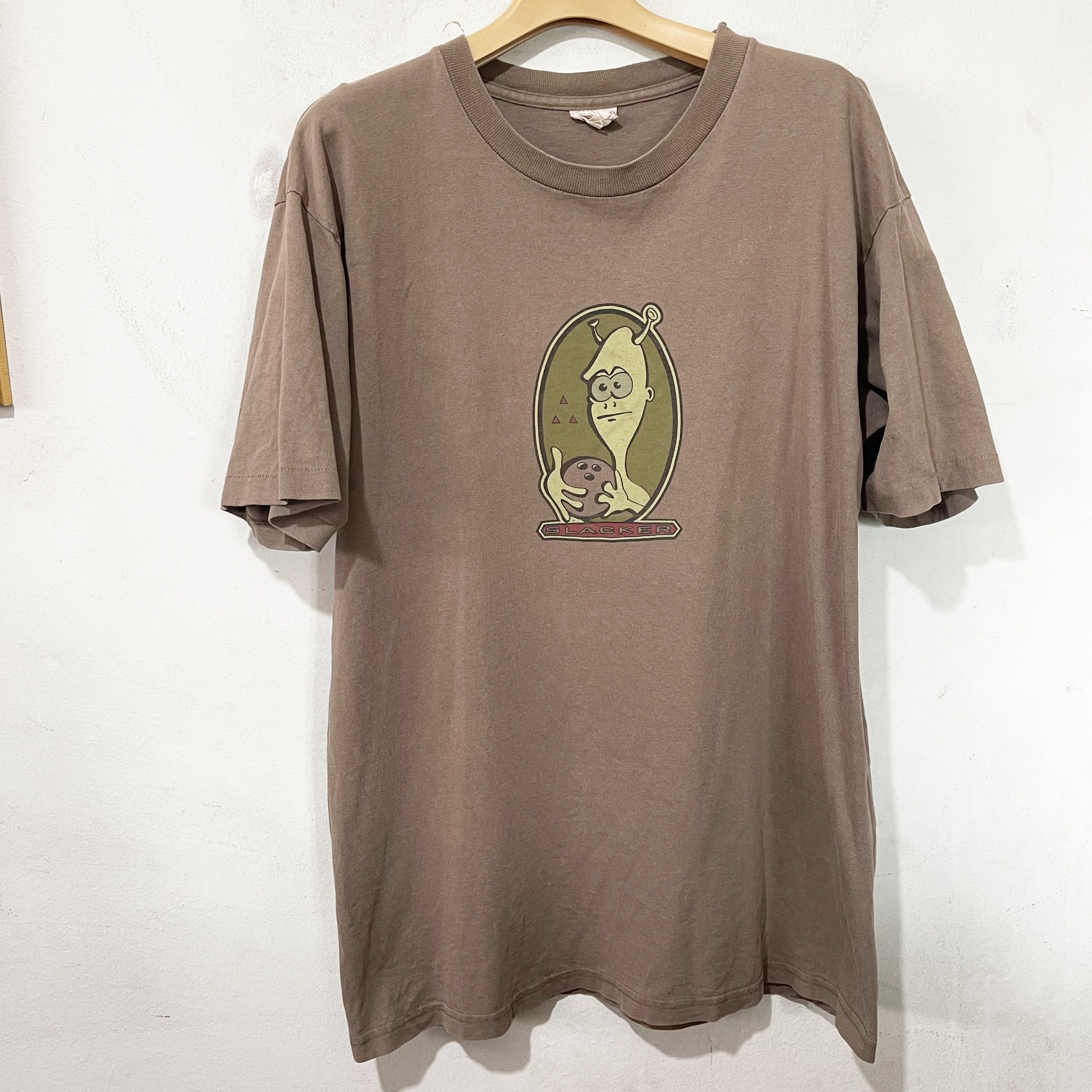 Vintage Vintage 90s Slacker T-Shirt Size US L / EU 52-54 / 3 - 1 Thumbnail