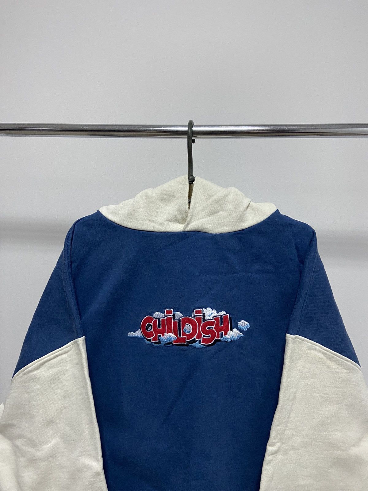 Japanese Brand × Vintage Childish Hoodie Big Logo Vintage Print Skateboarding Y2k Sk8 Size US XL / EU 56 / 4 - 4 Thumbnail