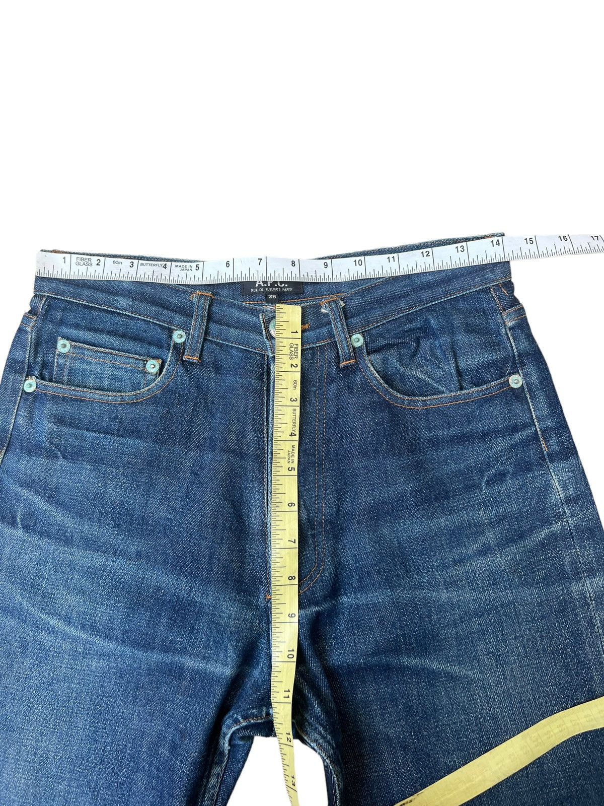 A.P.C. Vintage A.P.C. Aged Faded Denim Selvedge Jeans Regular Size US 28 / EU 44 - 3 Thumbnail