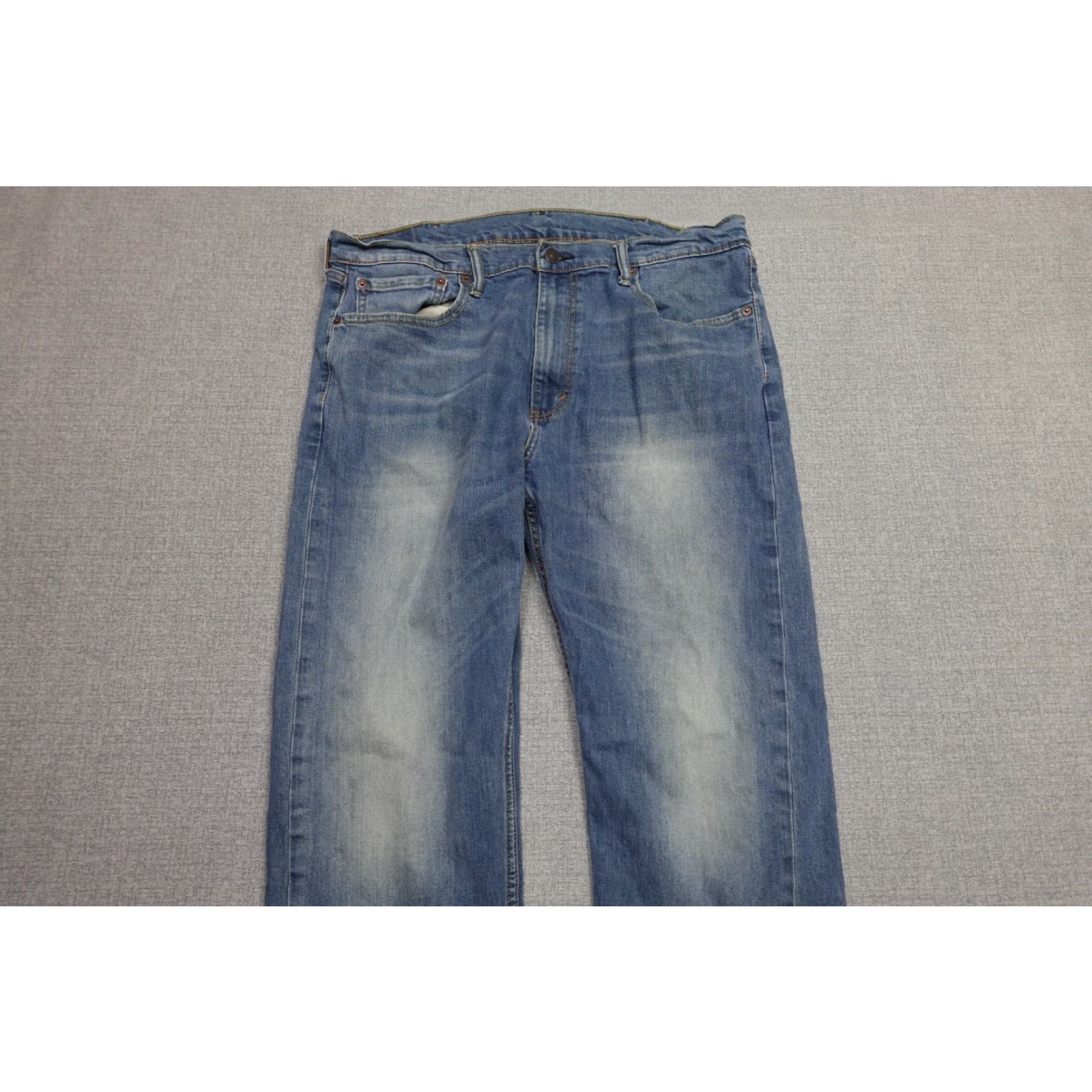 Levi's Levi's 505 Regular Jeans Mens 36x28 Blue Straight Dark Wash Rancher Western Jeans Size US 36 / EU 52 - 3 Thumbnail