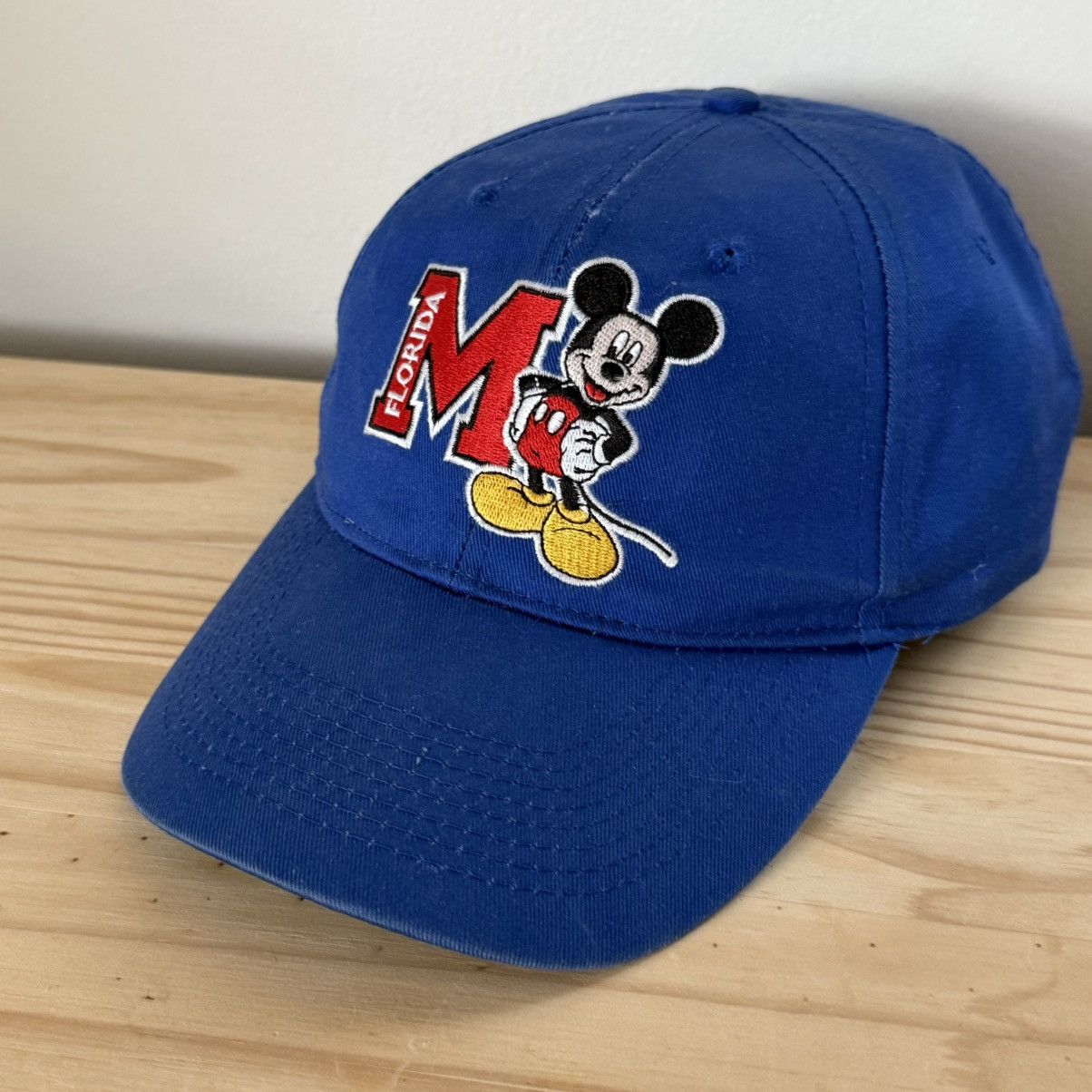 Disney Disney Mickey Mouse Florida Snapback Cap Blue Vintage Style Size ONE SIZE - 2 Thumbnail