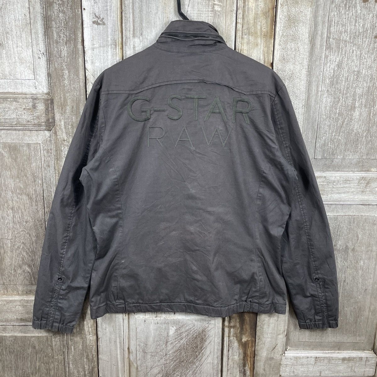 G-Star × Japanese Brand × Vintage Vintage G Star Raw Denim Big Logo Button Jackets Size US XL / EU 56 / 4 - 2 Thumbnail