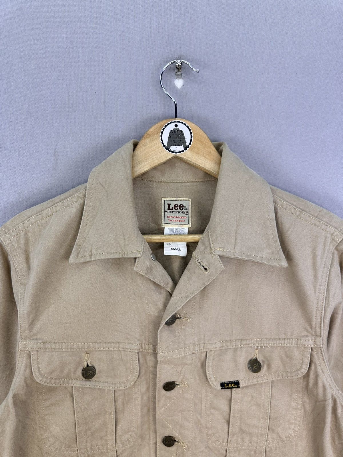Lee Vintage 90’s Lee Westerner Sanforized Trucker Jacket Size US S / EU 44-46 / 1 - 7 Thumbnail